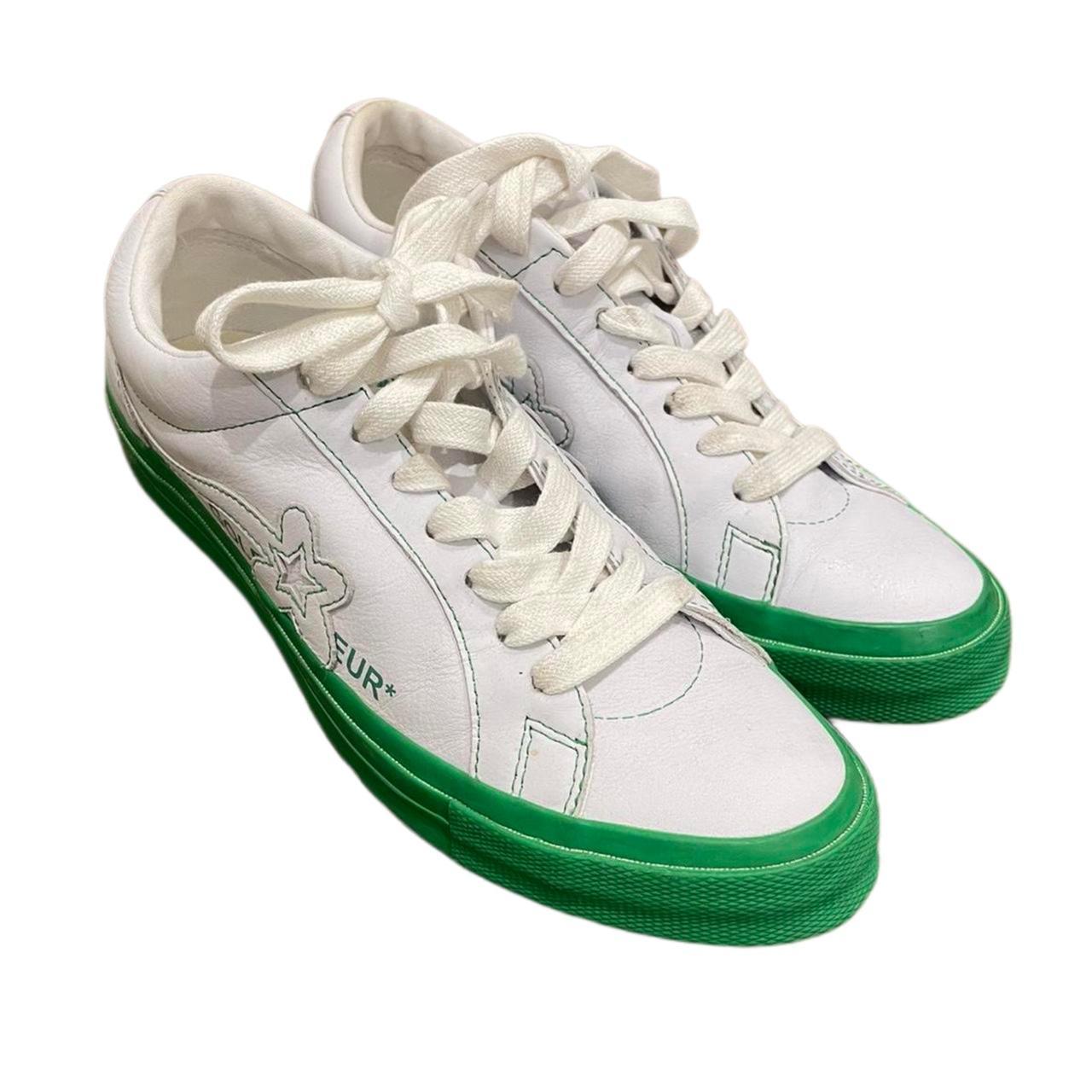Golf Wang Men's Green and White Trainers