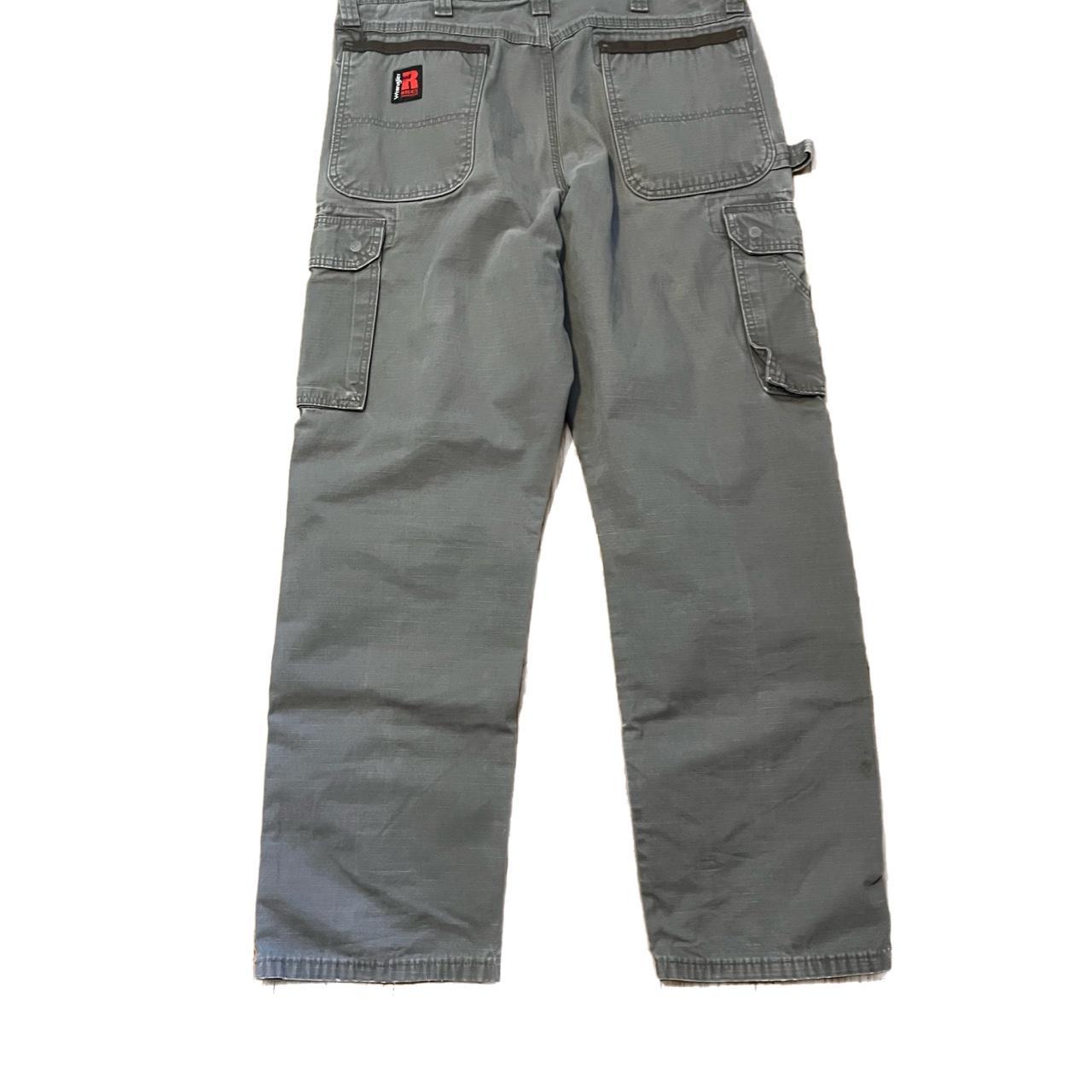 Wrangler Men's Grey Trousers | Depop