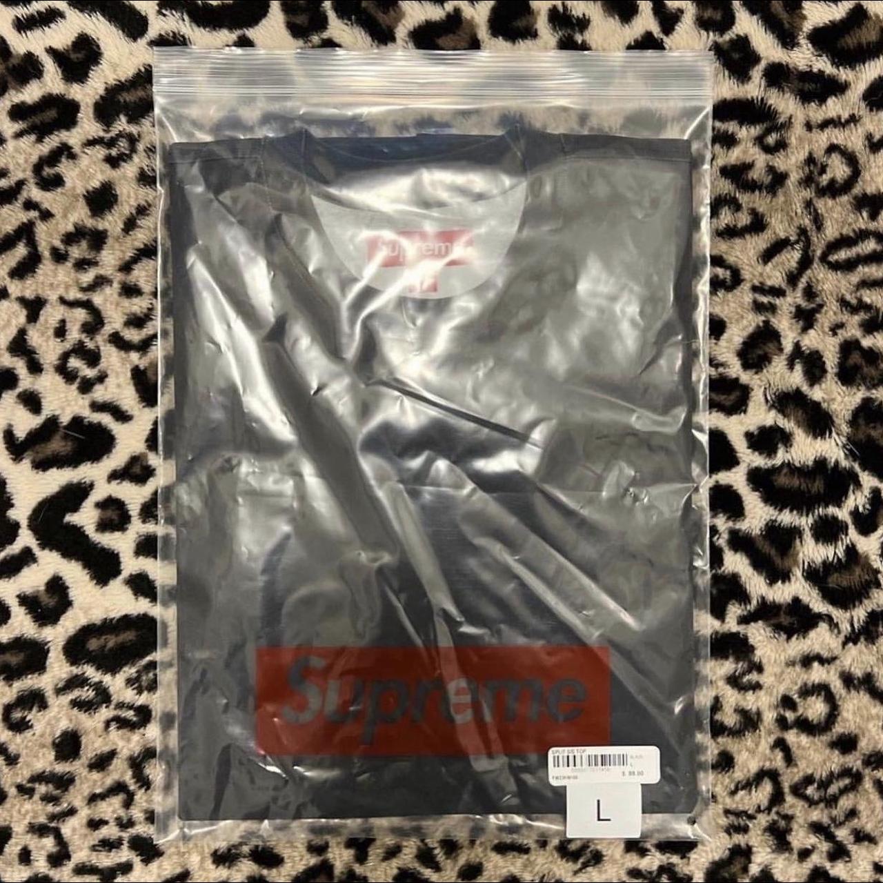 Supreme Split S/S Top (black) * Size: Large * #black...