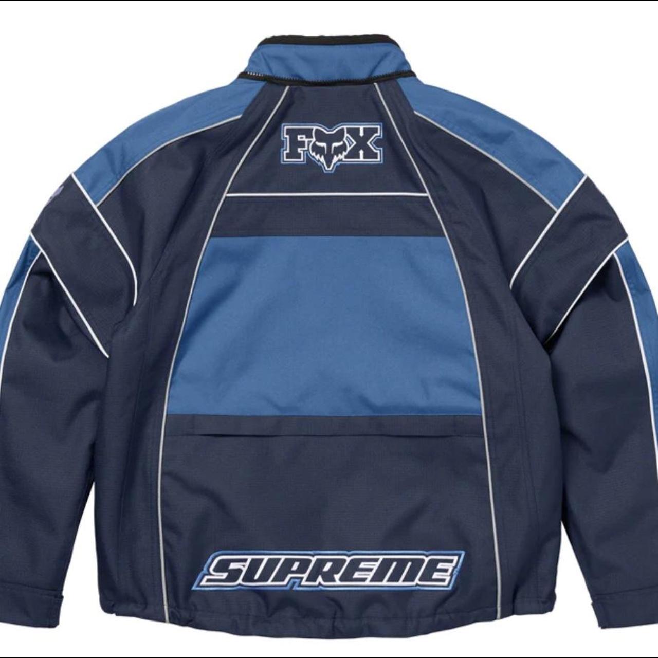 Champion X Supreme Jacket. BLUE SIZE: L Brand - Depop