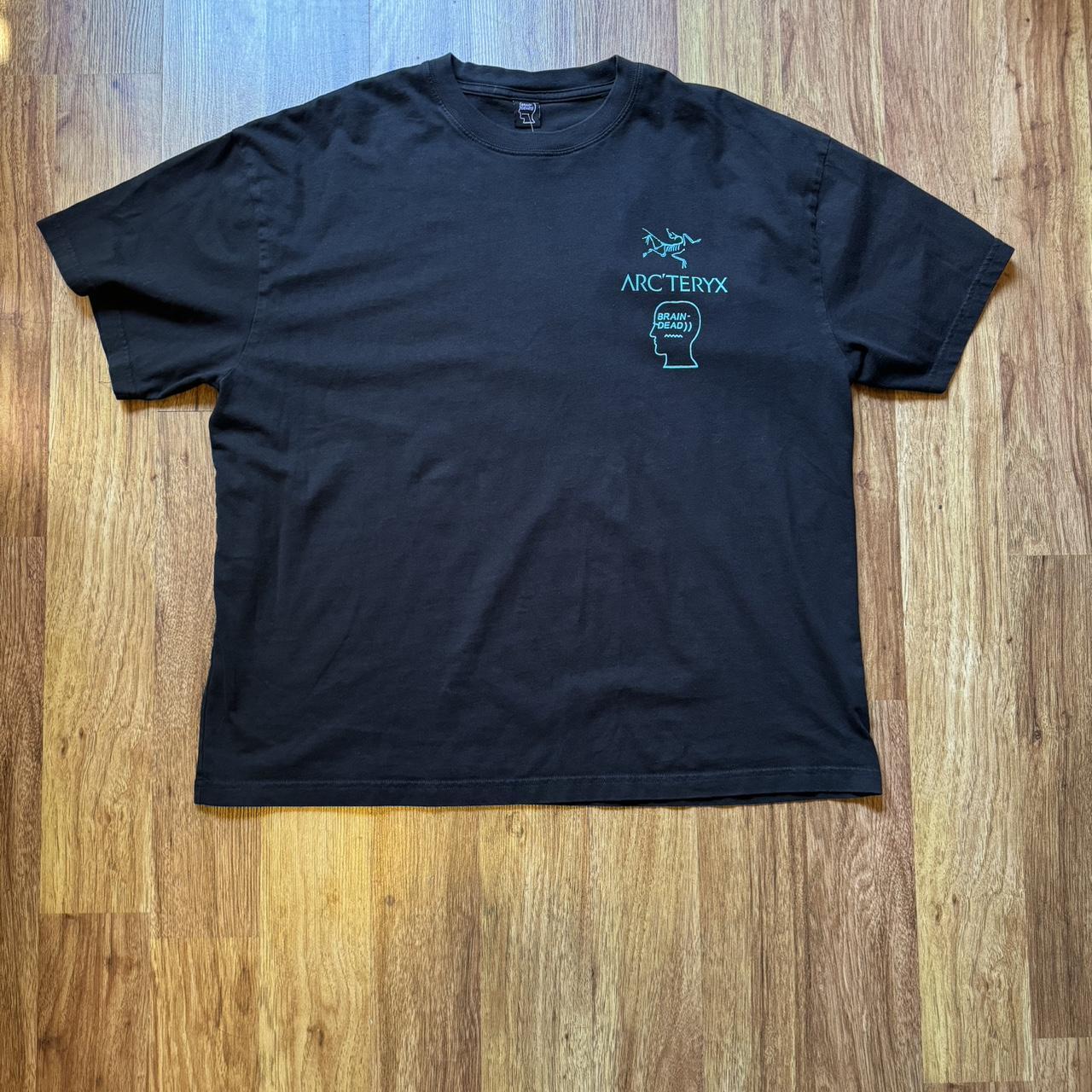 トップス BRAIN DEAD ARC'TERYX ALL RISE LONDON TEE Brain Dead x Arcteryx All Rise Toronto T-Shirt Black XL