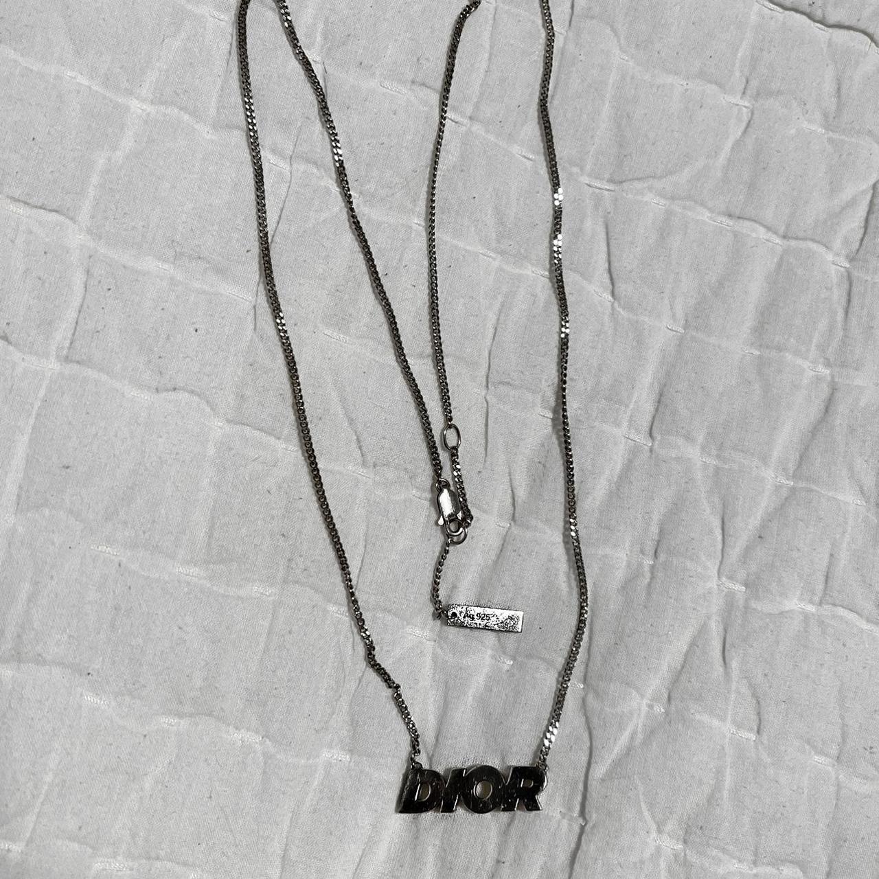 Dior Men's Silver Jewellery Depop