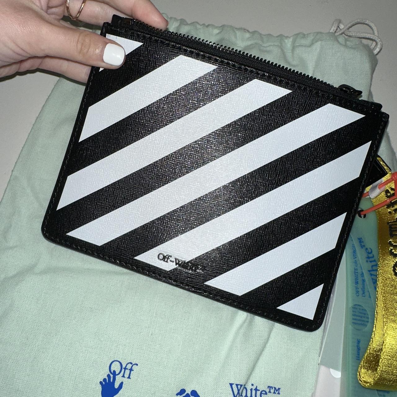 BRAND NEW OFF WHITE PURSE BLACK DIAG... Depop