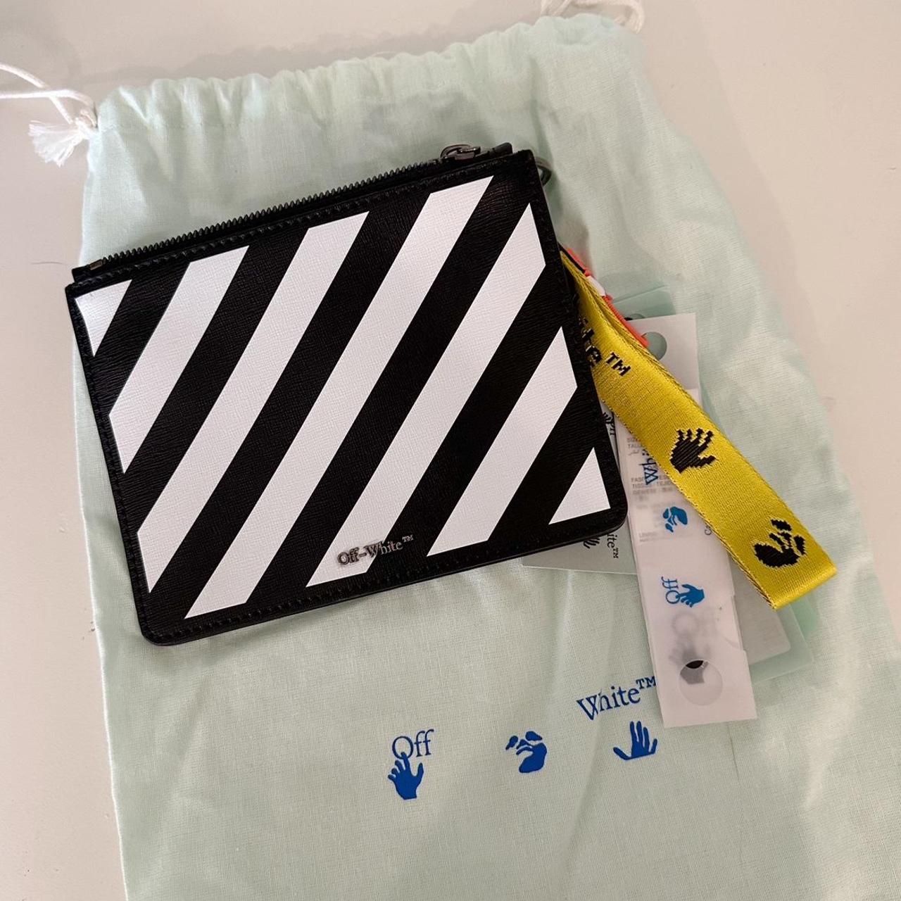 BRAND NEW OFF WHITE PURSE BLACK DIAG... Depop