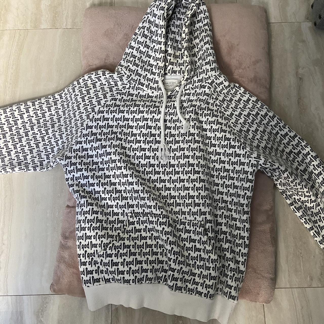 Fear of god discount full print hoodie