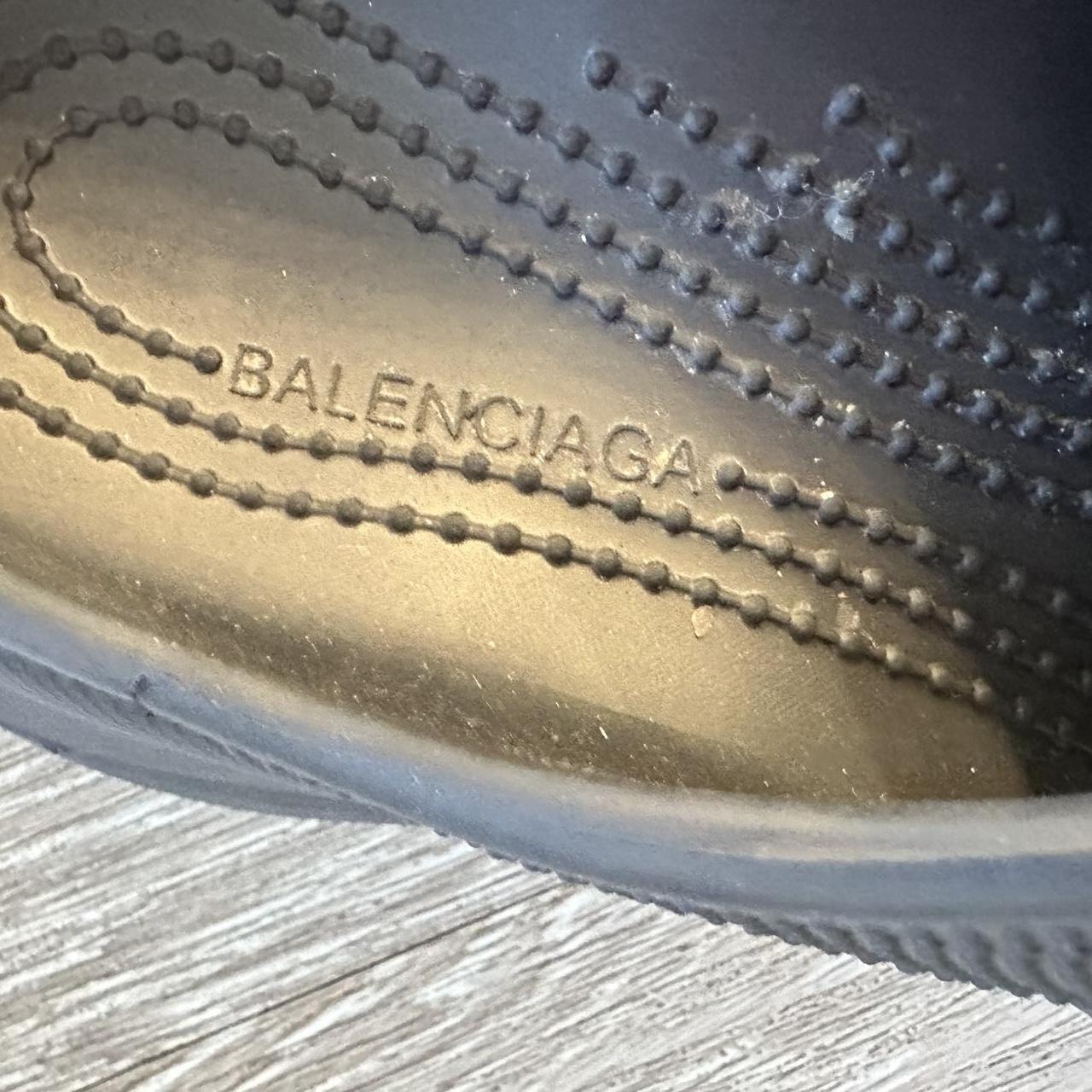 Women's Slides - Black/Grey – B croc slides size … - image 2