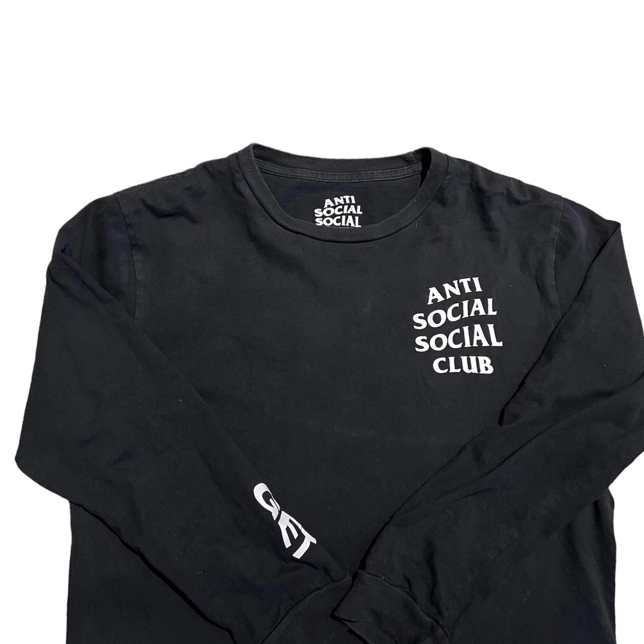 Anti Social Social Club Men's Black and White T-shirt (2)