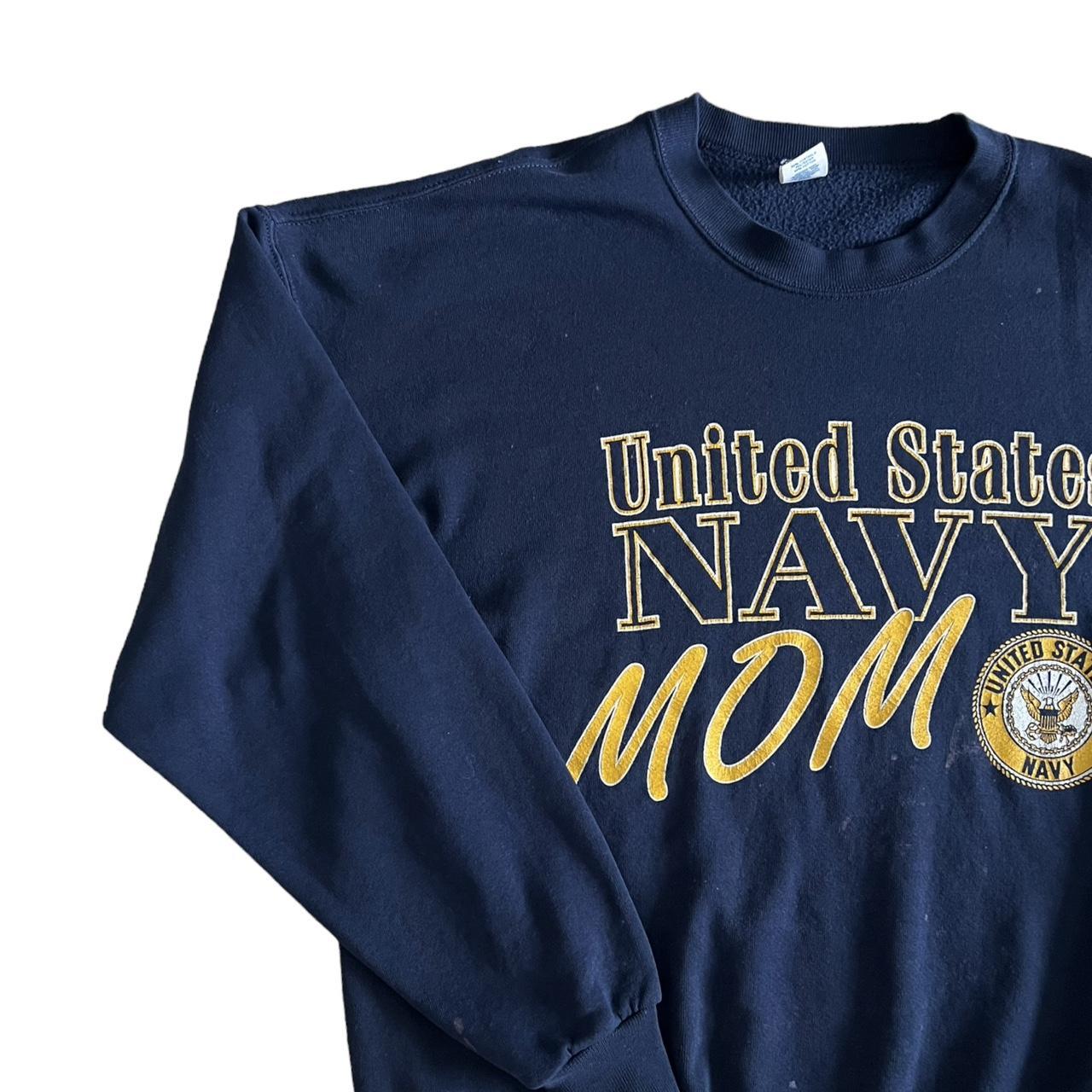 Navy mom online sweatshirt