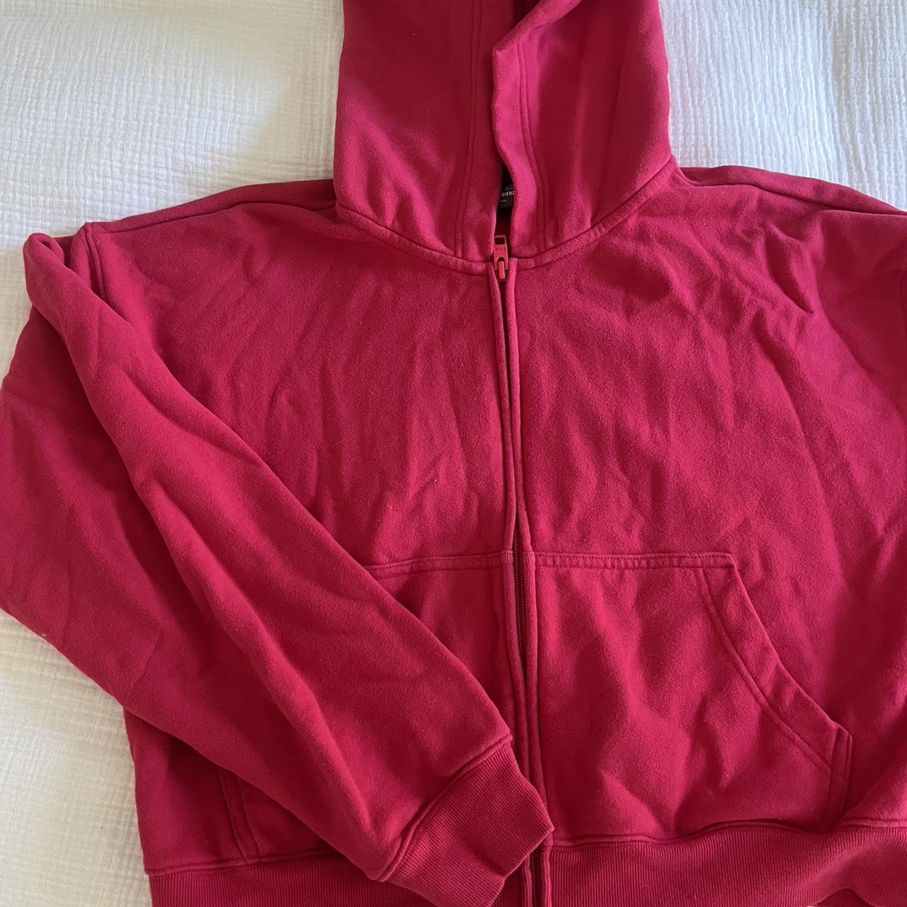 Tna Hot Pink Zip Up - Depop