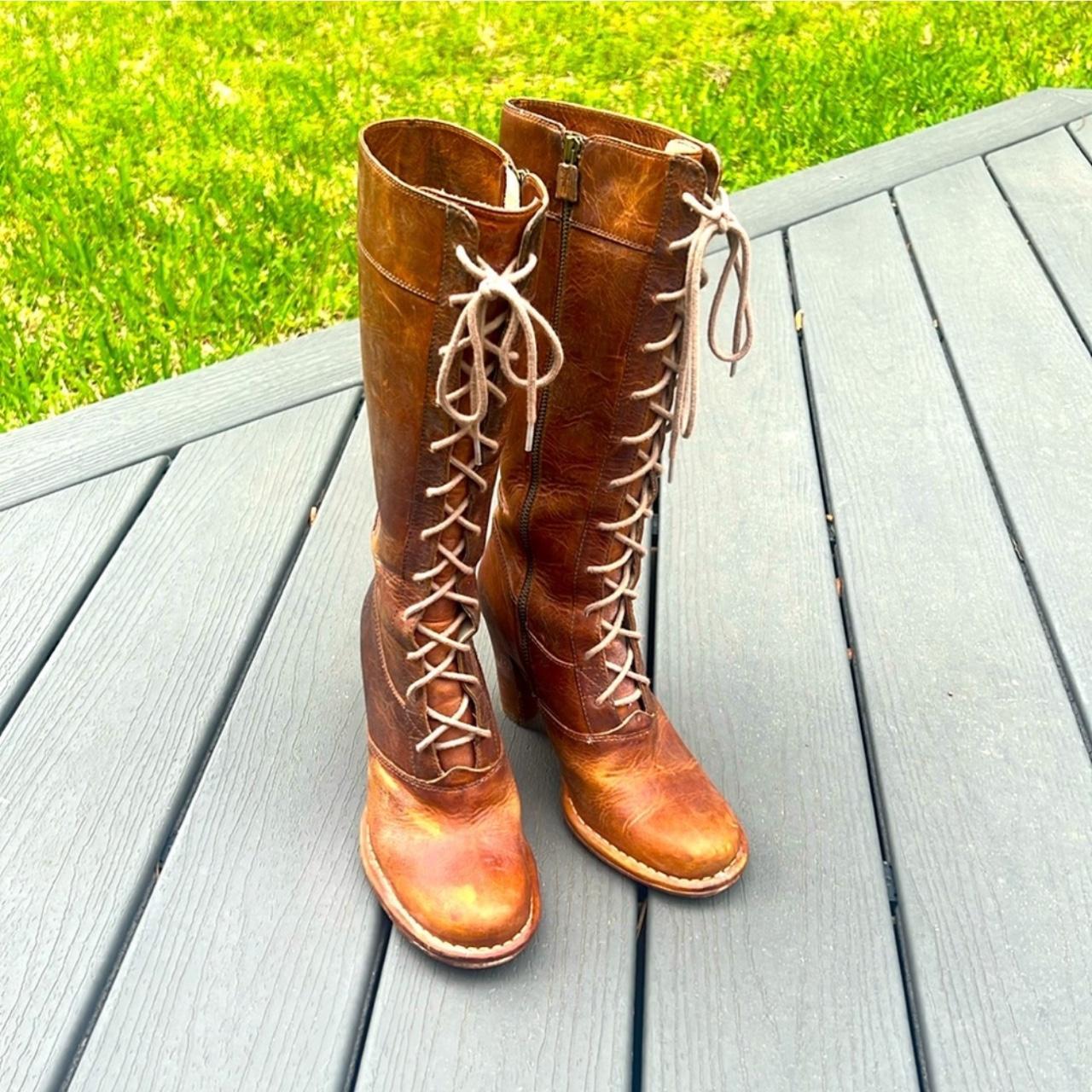 Frye villager boots Size 7 frye Depop