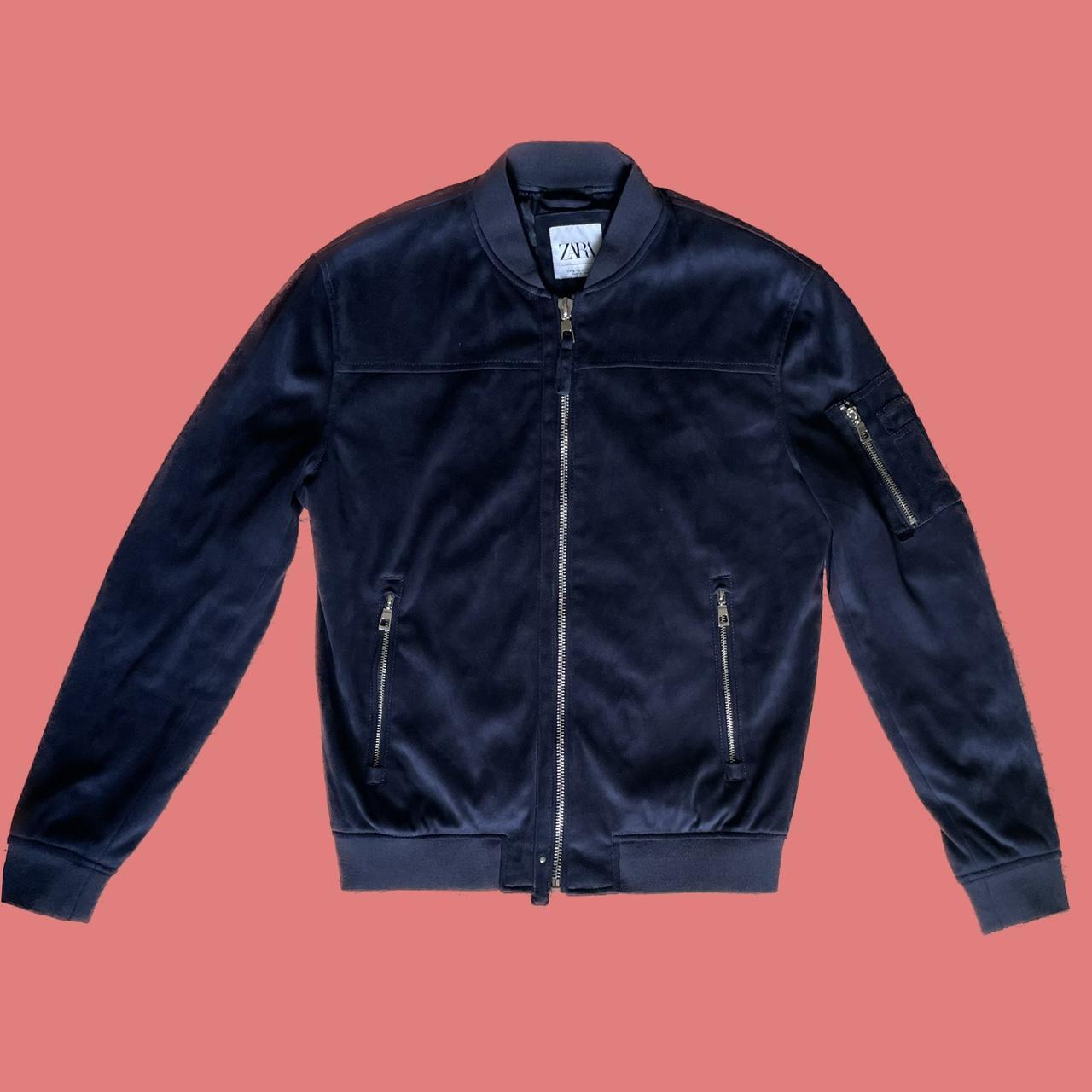 BOMBER JACKET WITH PATCH - Bluish | ZARA South Africa-anthinhphatland.vn