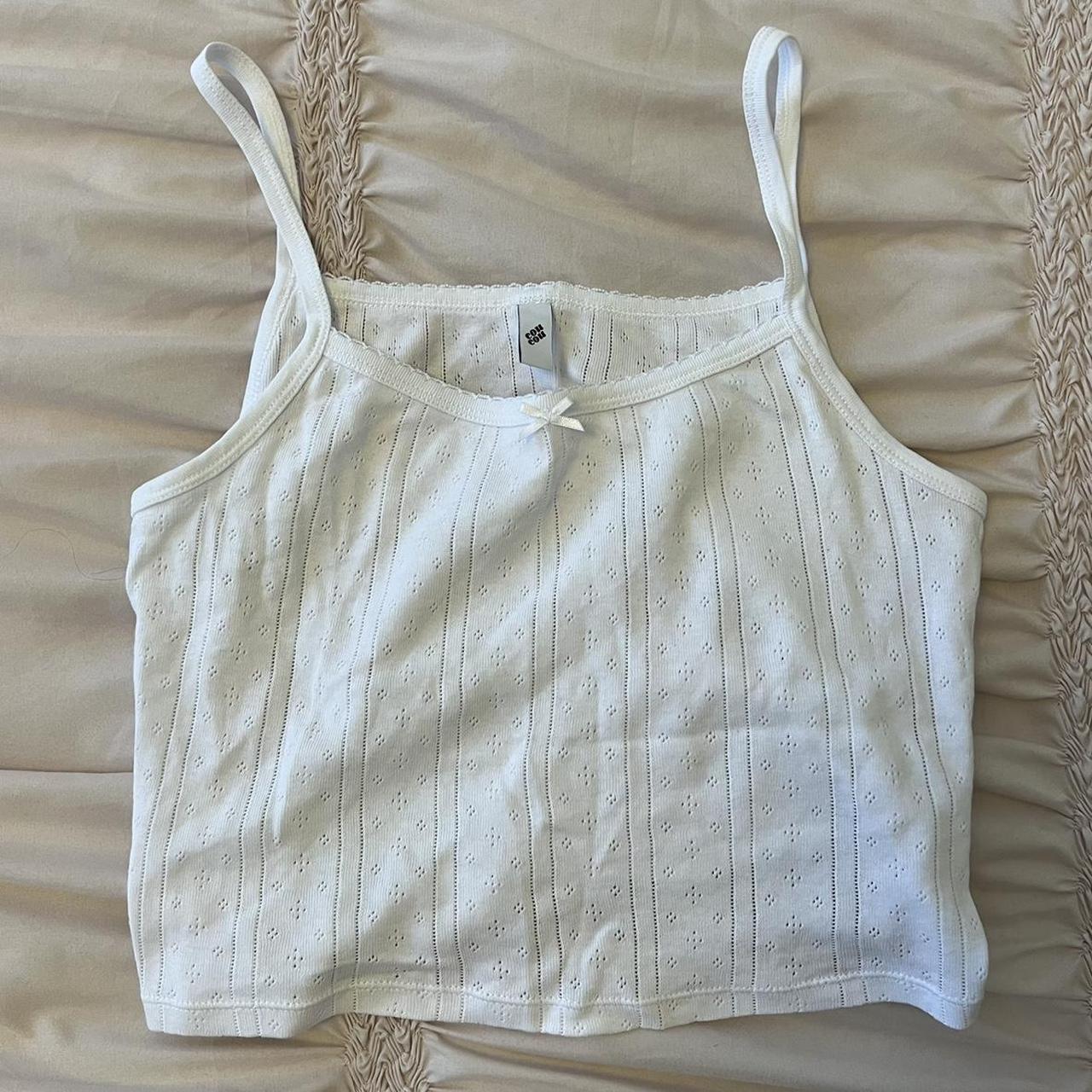 Women's White Vest | Depop