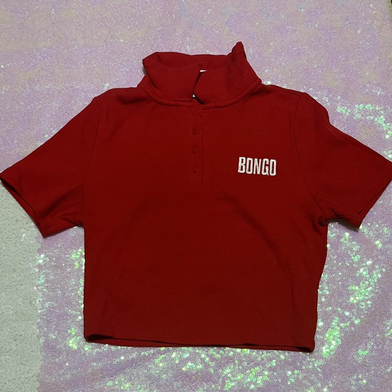 Bright Red BONGO X Forever 21 collard shirt ️‍🔥 The... Depop