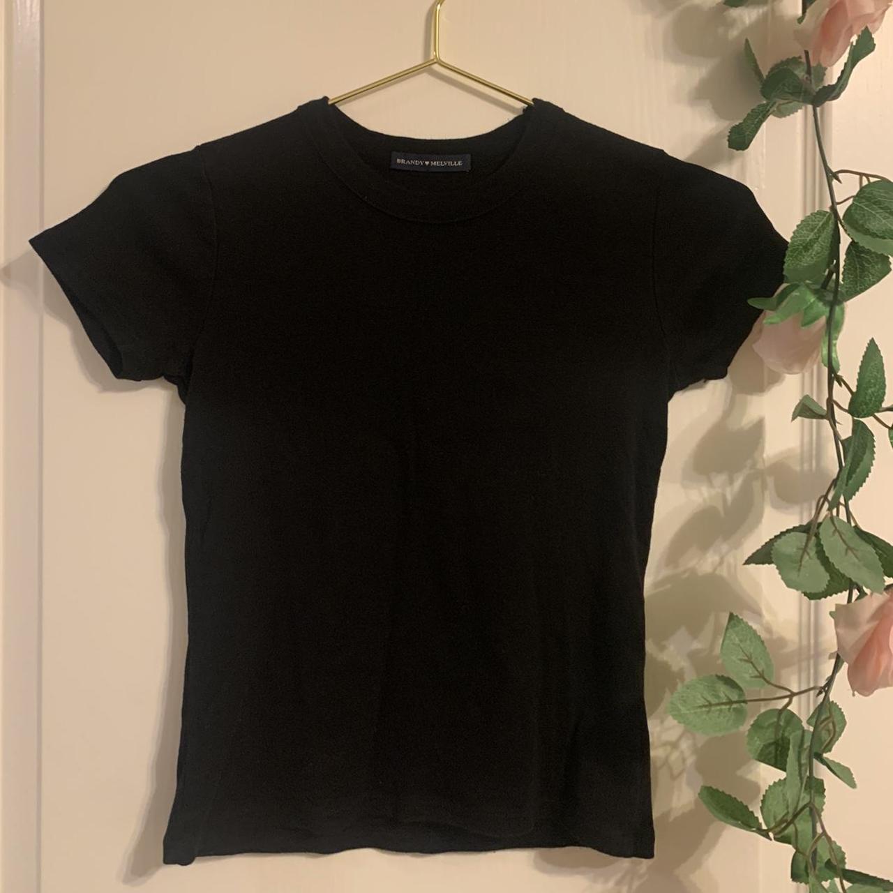 Brandy Melville black hallie top Worn a few times,... - Depop