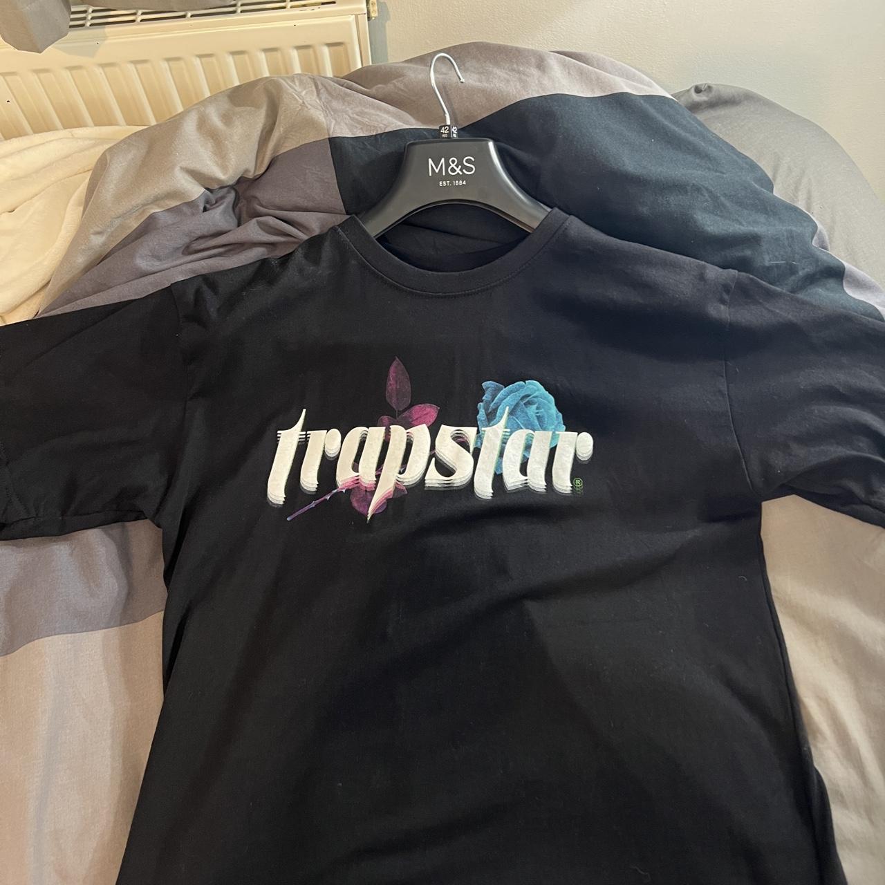 Trapstar Men's Black T-shirt | Depop