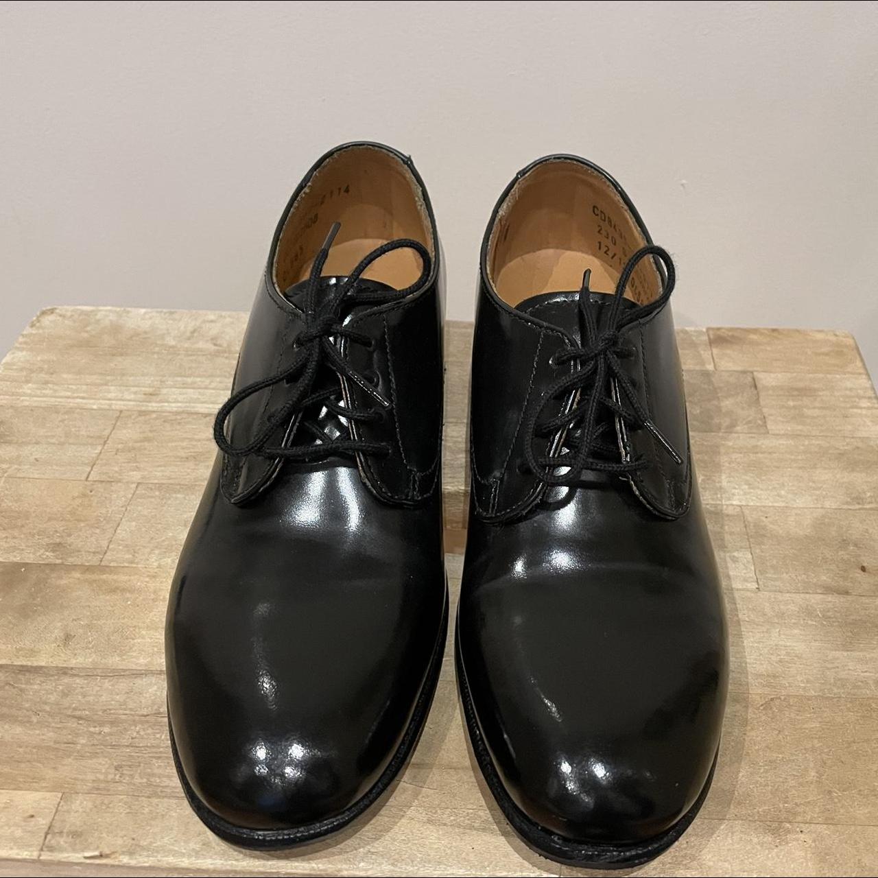 Polished cadet parade shoes Black patent shiny... - Depop