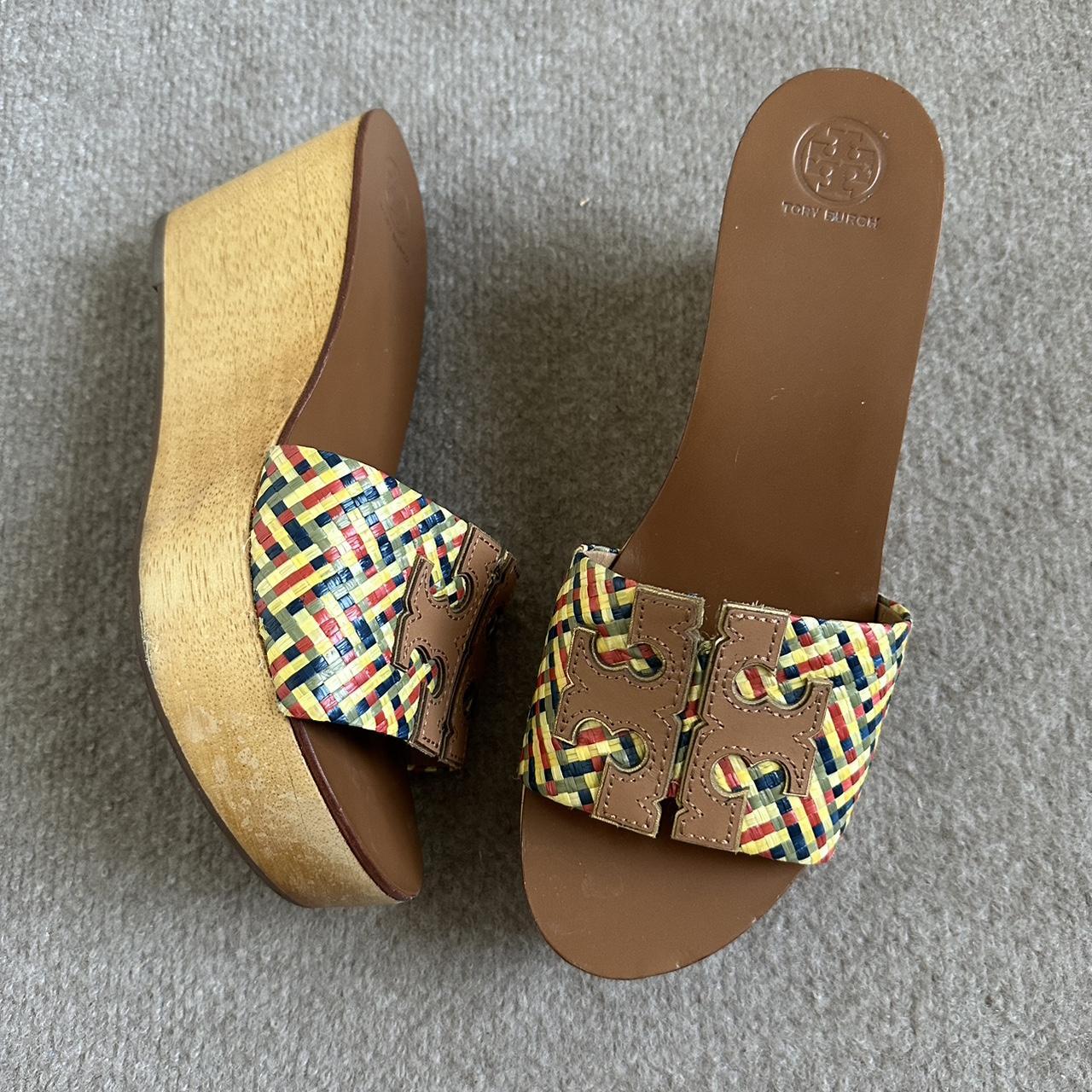 Tory burch multicolor discount slides