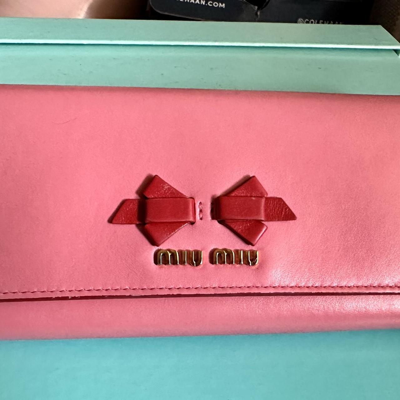 Miu Miu Women's Wallets - Pink – Miu Miu long wal… - image 1