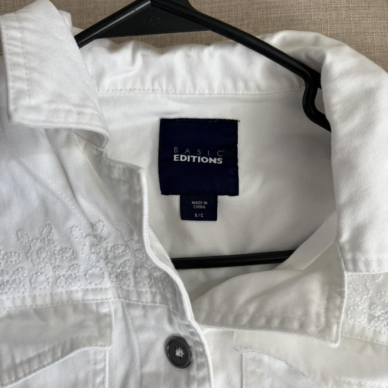 Basic Editions Women's Jacket - White - S – Basic… - image 3