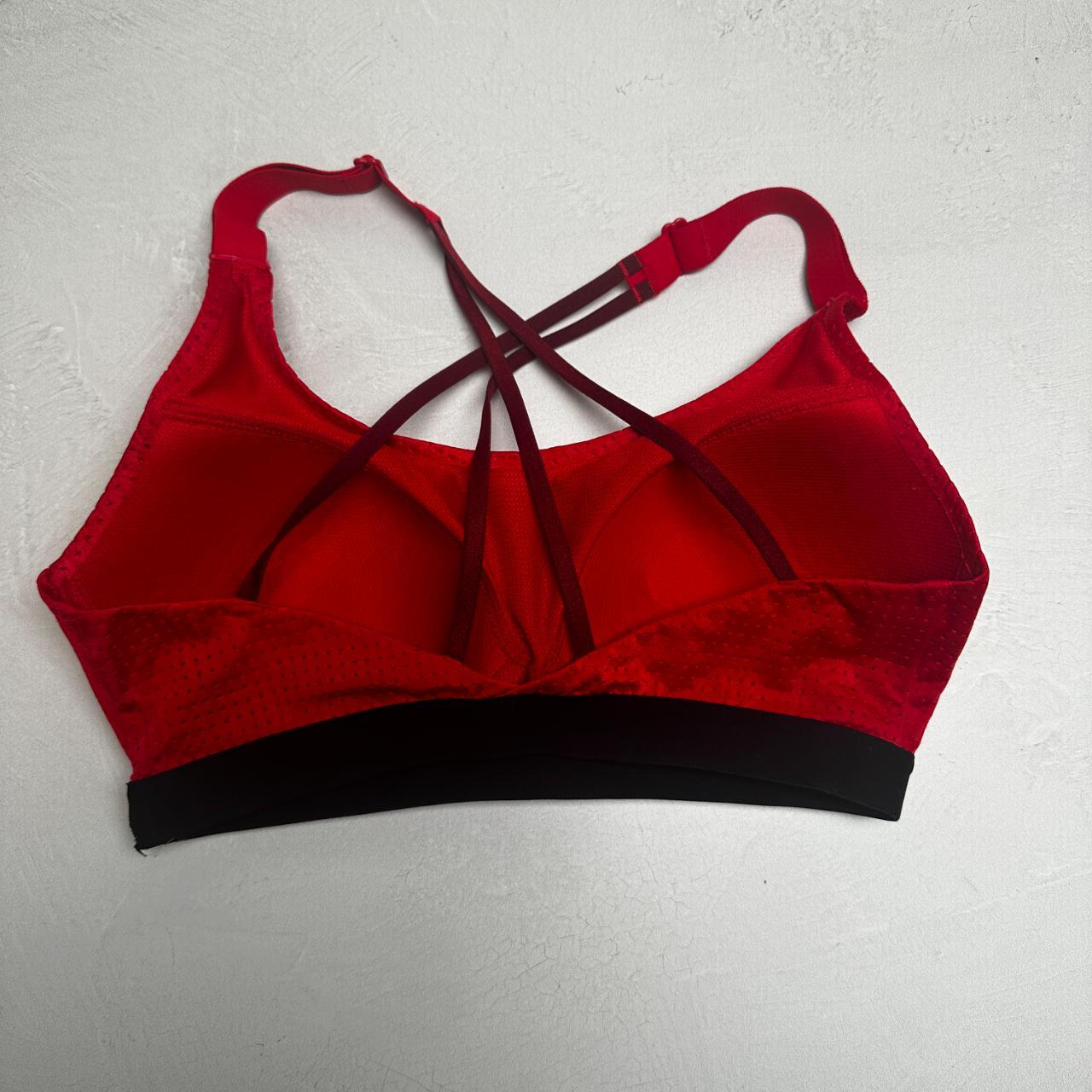 Victoria's Secret VSX sport bra Black mesh strappy - Depop