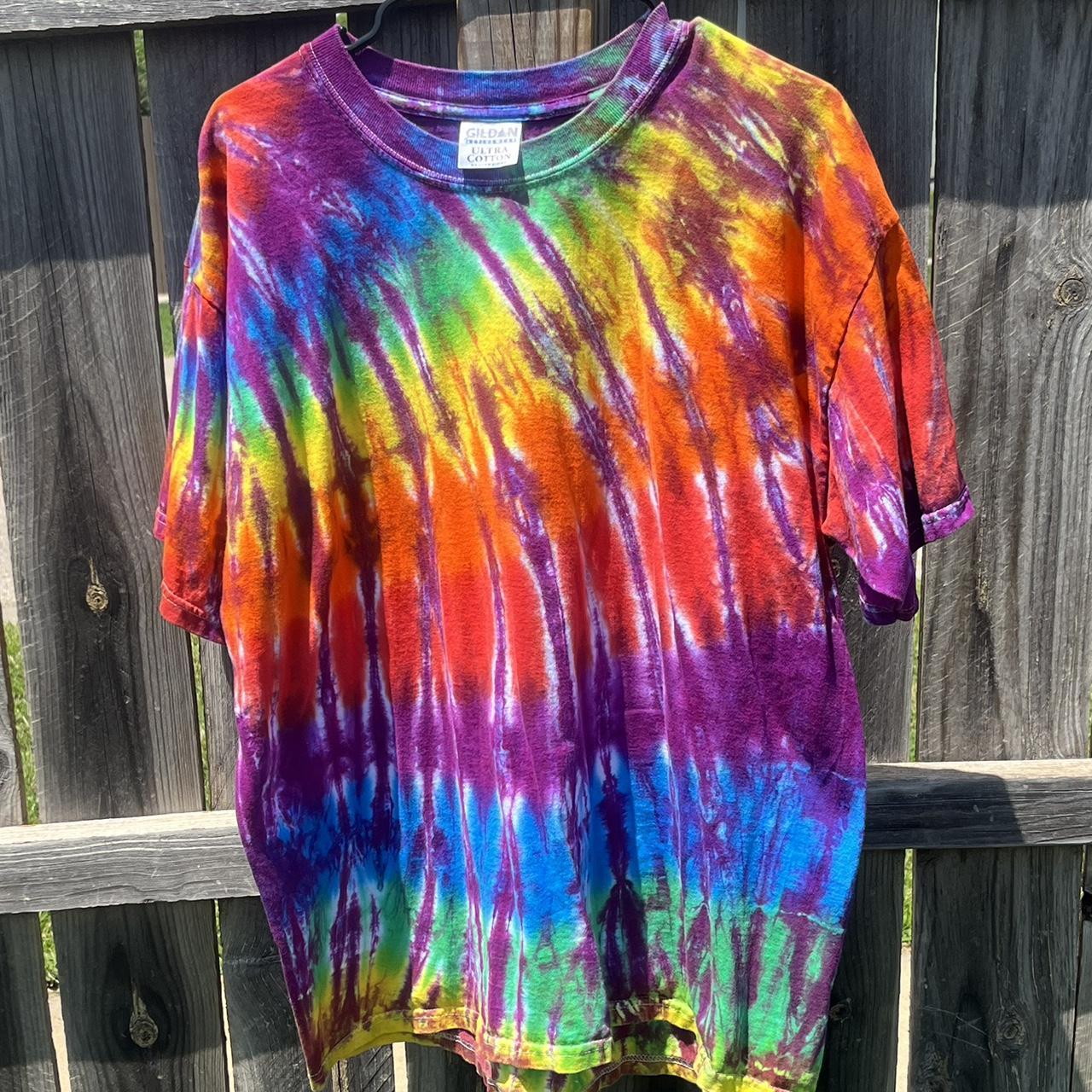 Vintage 90s Reebok T-Shirt Dallas Cowboys Tie Dye - Depop