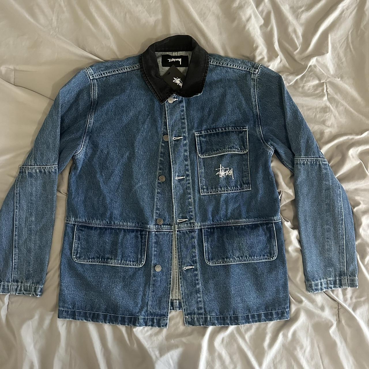 【stussy×Levis】JACQUARD TRUCKER JACKET Stussy x Levi's Dyed Jacquard Jacket Black Men's - FW23 - US