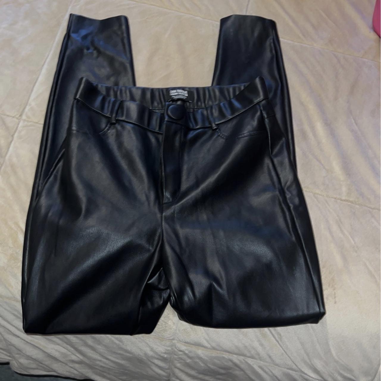 Zara trafaluc best sale leather pants