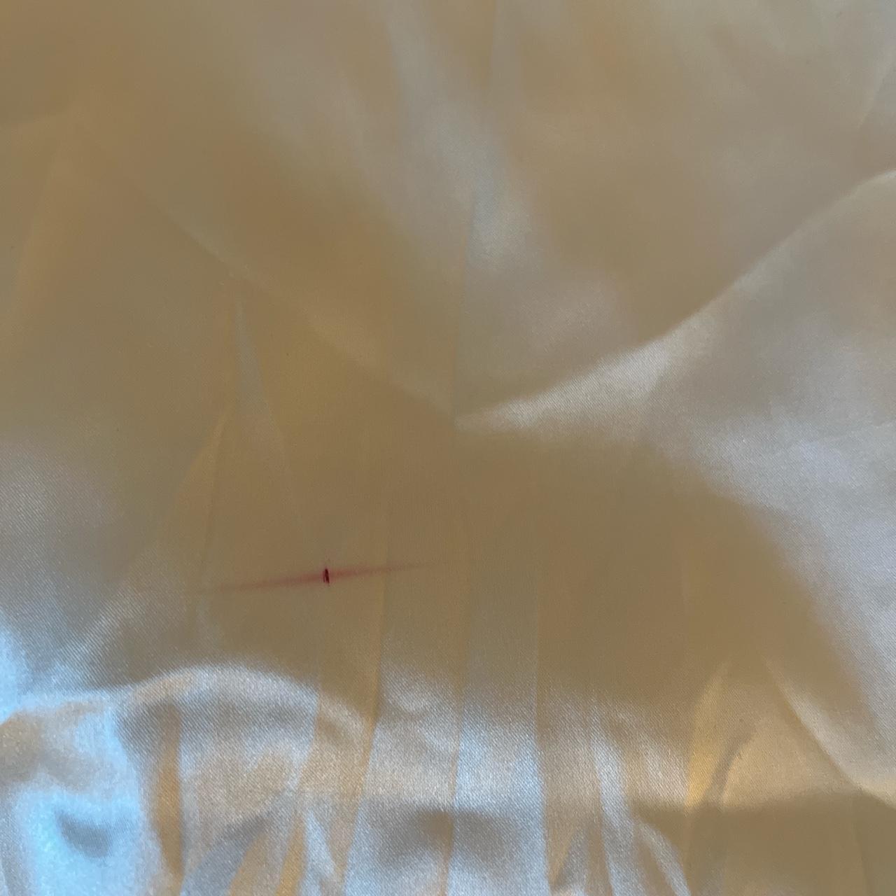 cider museum satin dress only worn once mesh flower... Depop