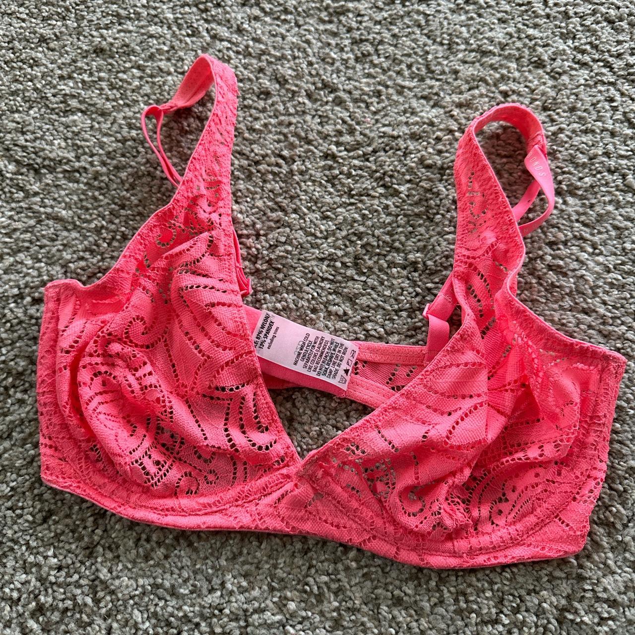 The Vale pink bodysuit with shelf bra Size M Top - Depop