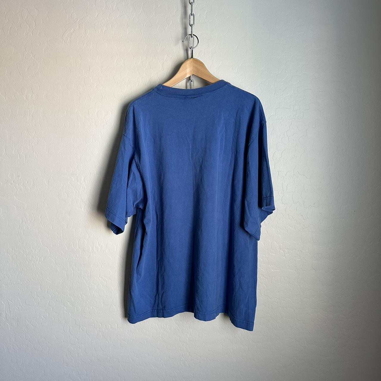 Men's Blue and Orange T-shirt | Depop