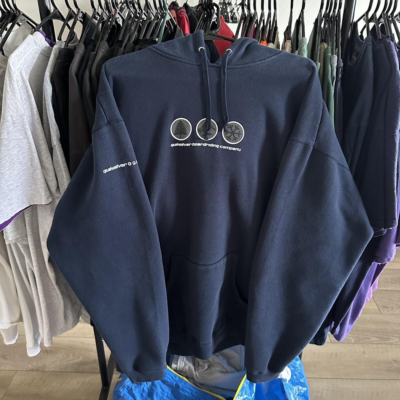 vintage quiksilver snowboarding hoodie super sick... Depop