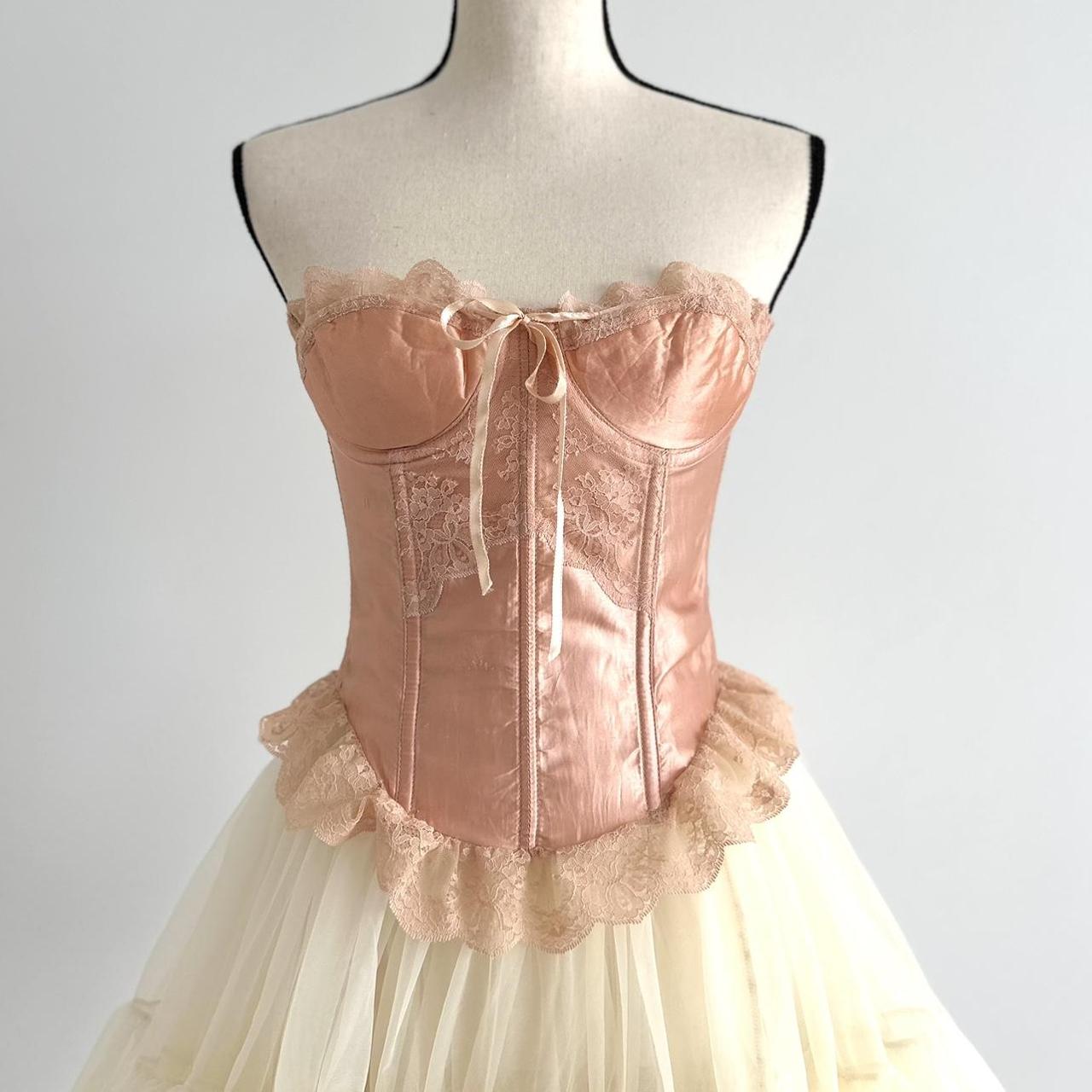 Vintage Corset Pink Nike Corset Top Victoria's Secret Pink Bustier