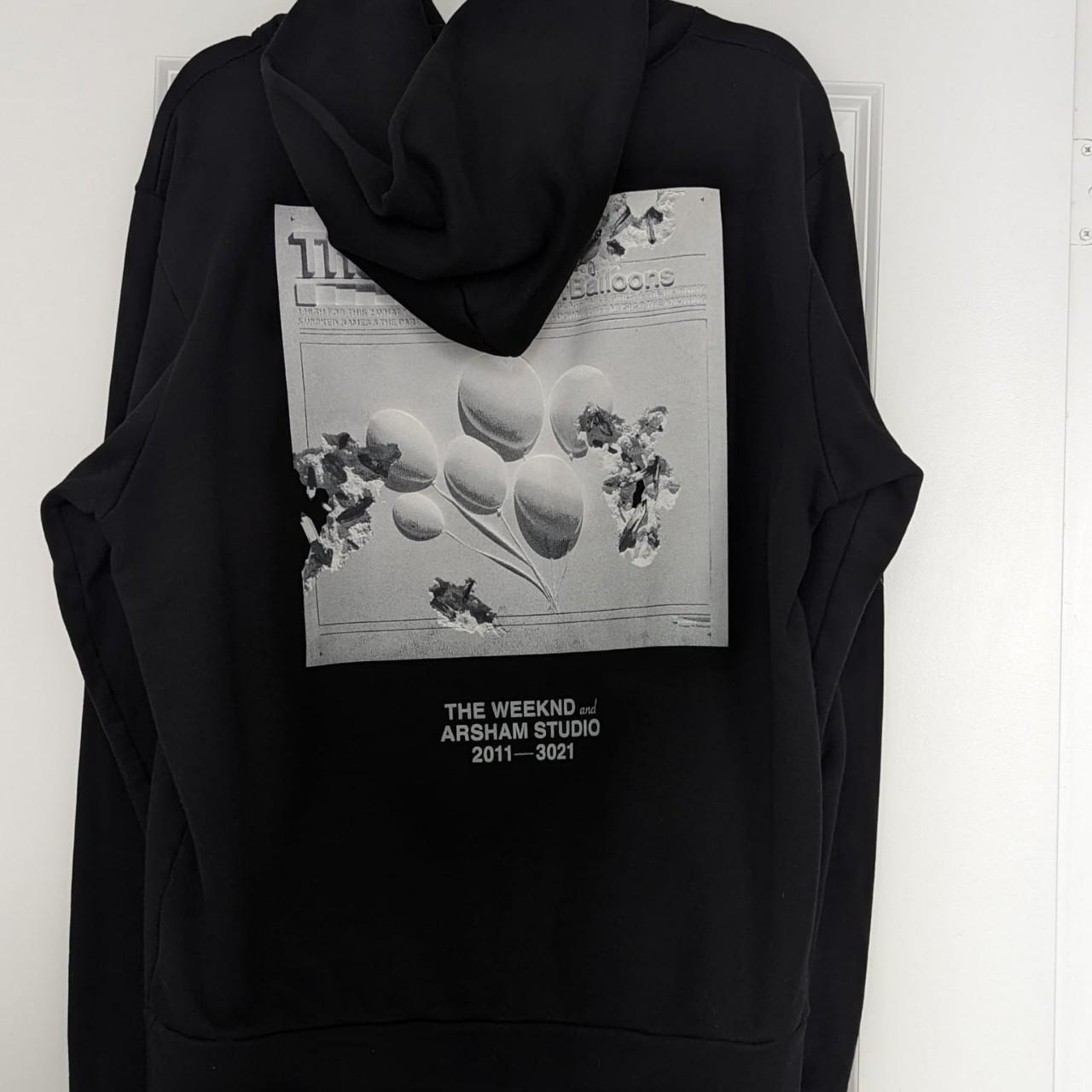 The Weeknd x Daniel Arsham House Of Balloons Eroded Cover Pullover Hood cheapest