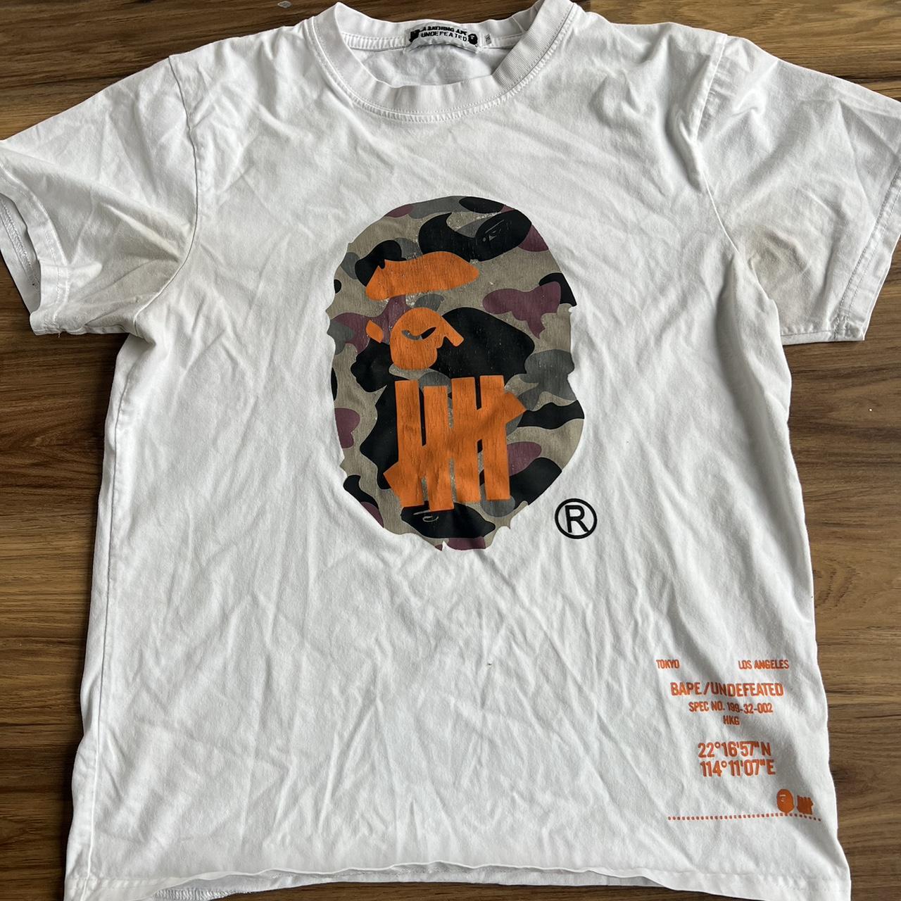 undefeated bape shirt