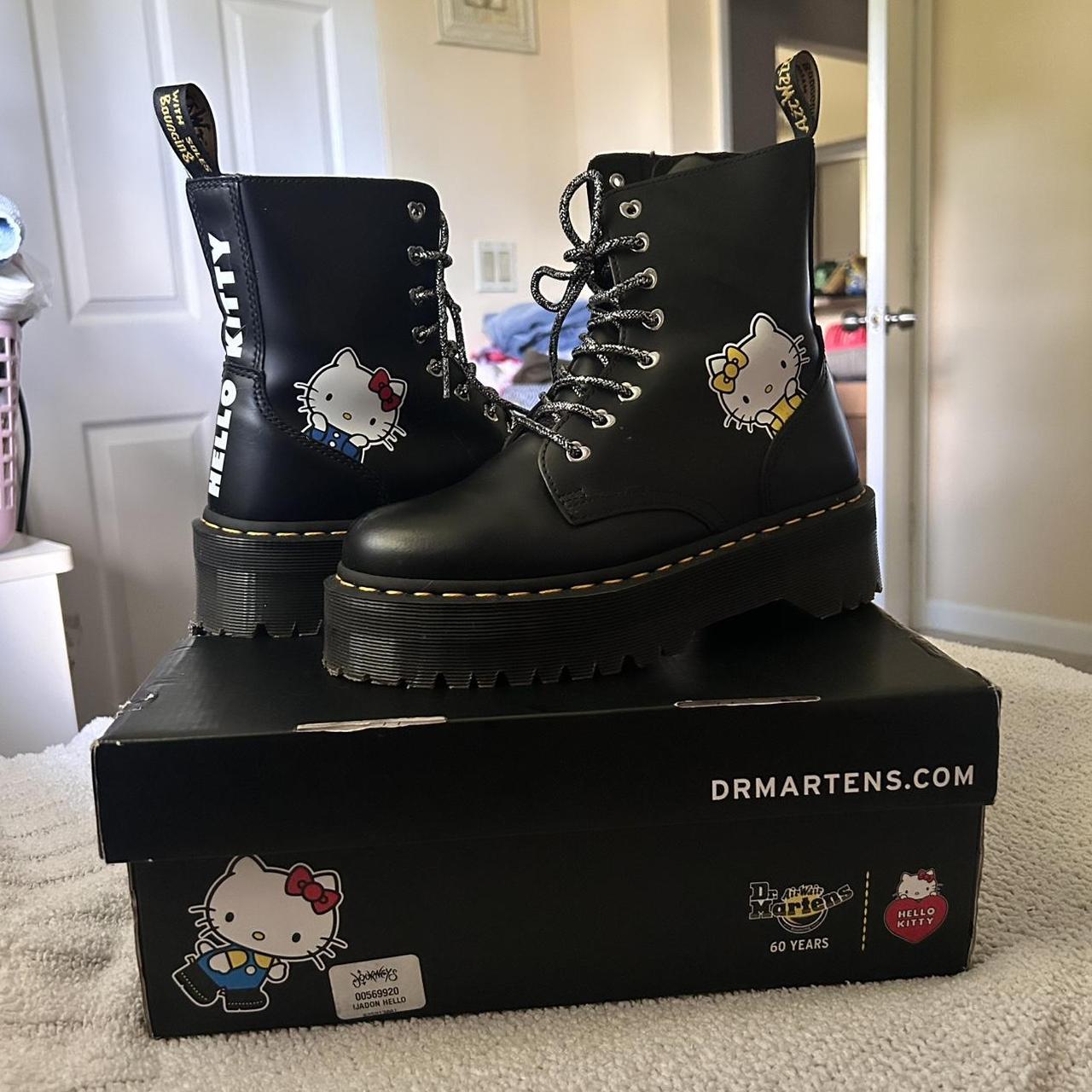 Doc martens-hello-kitty - Depop