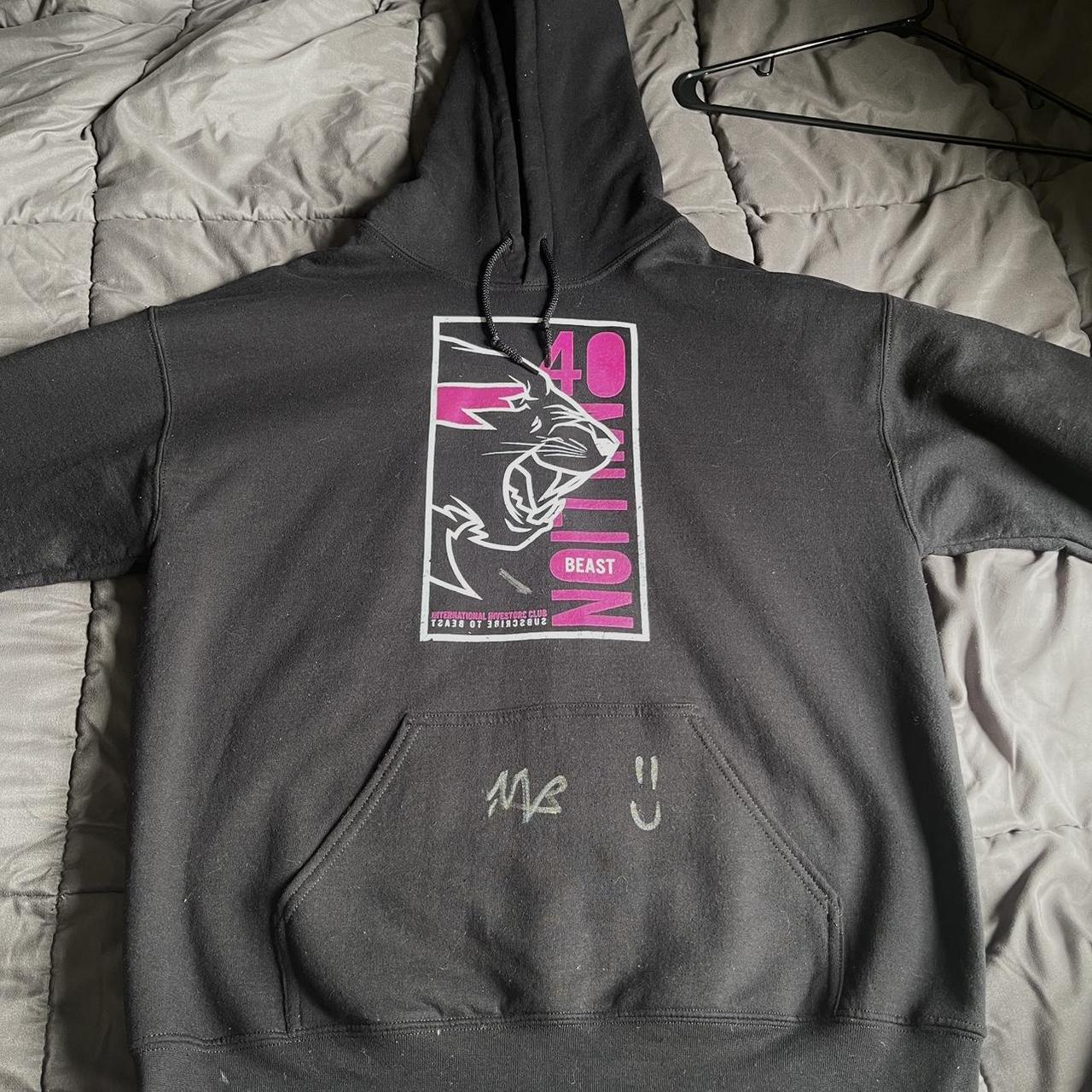 Legit Autographed Mr. Beast 50 mil hoodie buy