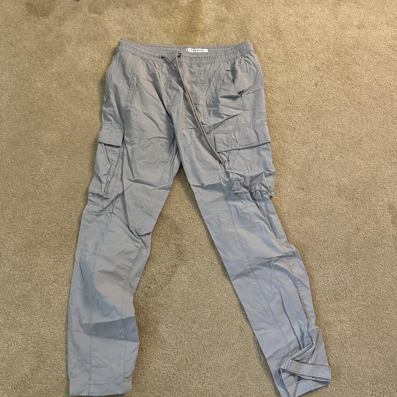 Grey Pacsun Cargos, Size M - Depop