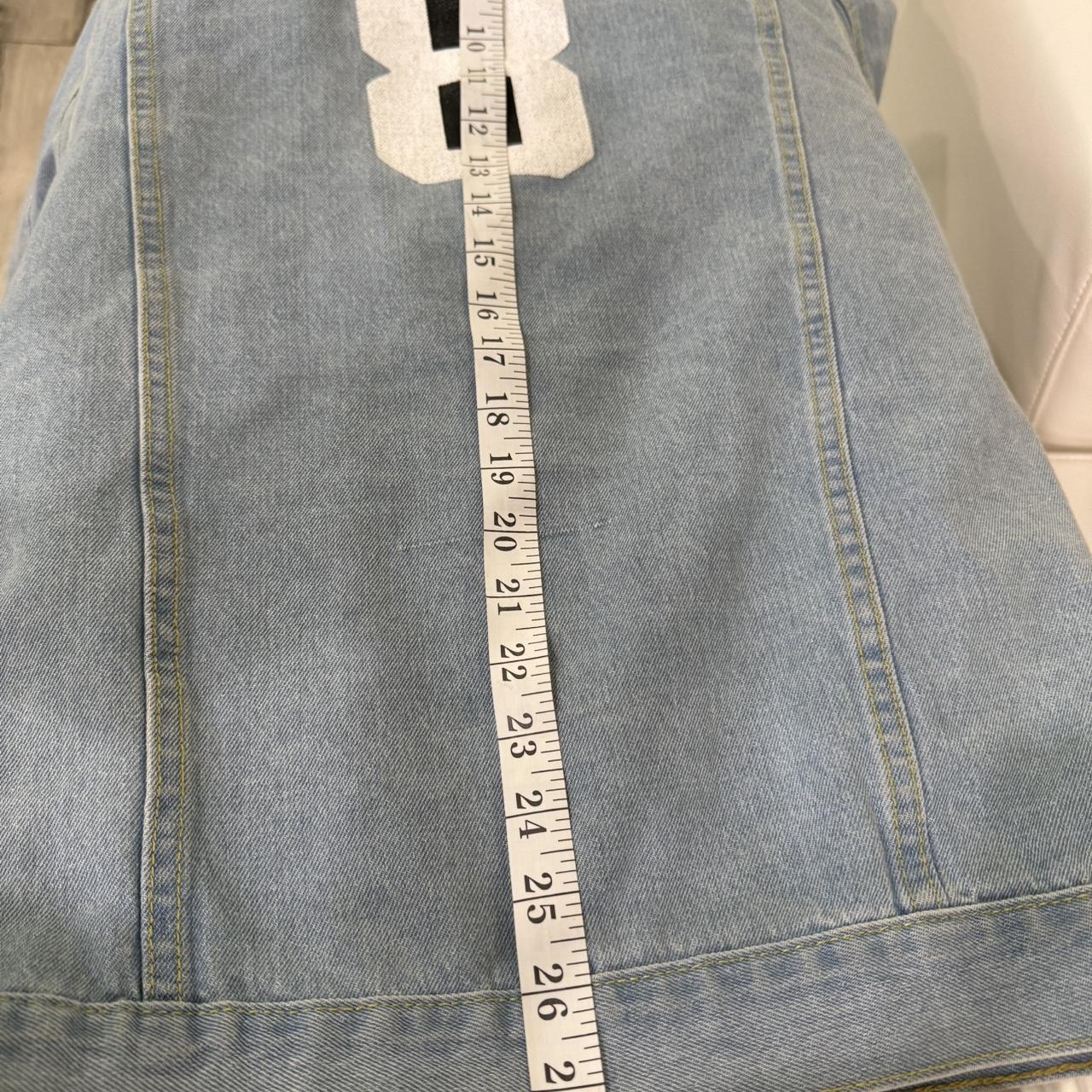 Men's Jacket - Blue - L – Multi-coloured patch de… - image 7