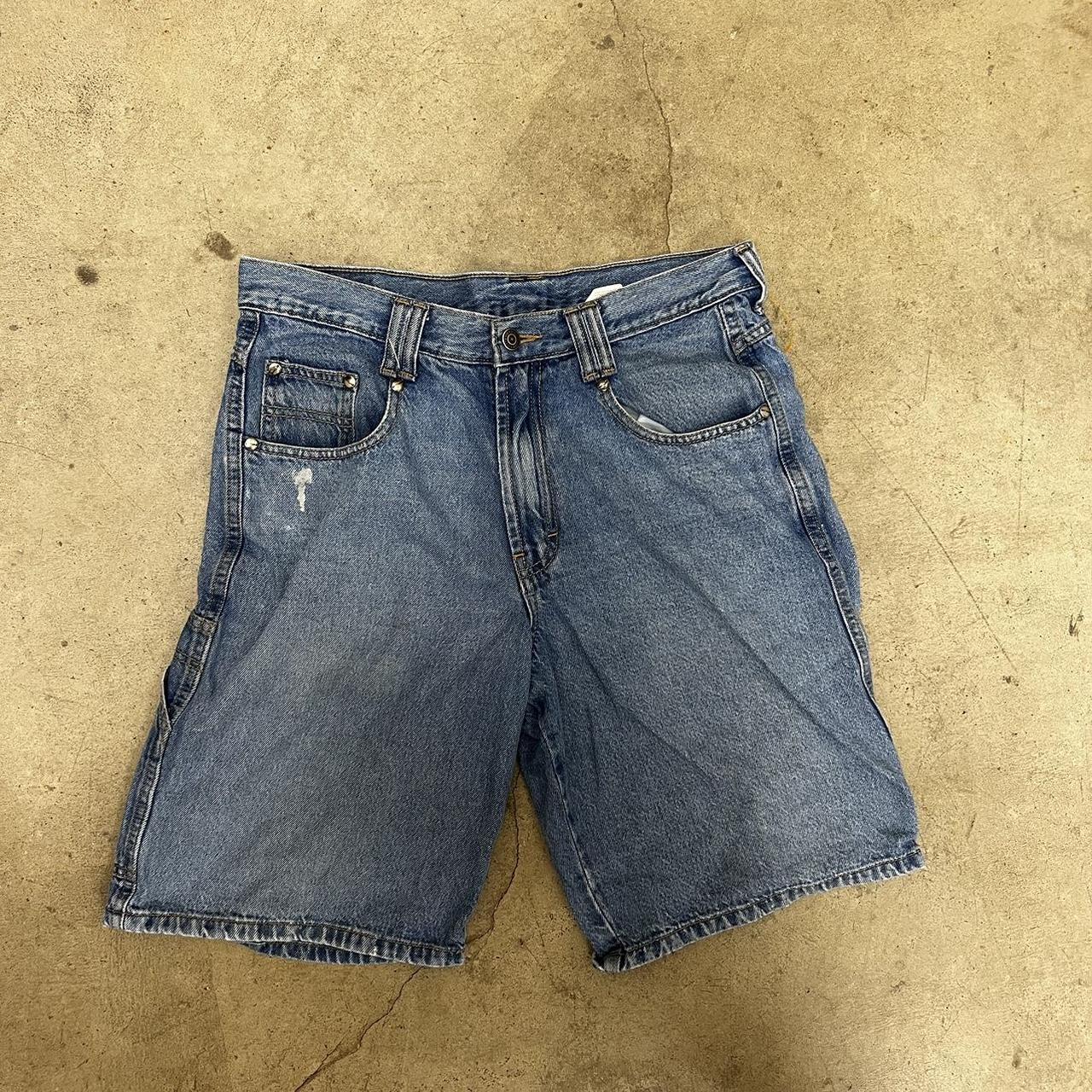 Vintage outlet paint splattered jorts shorts