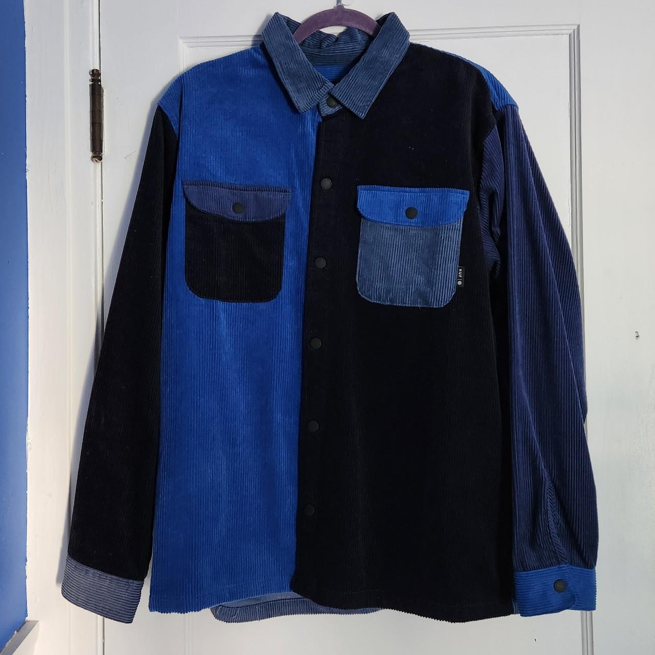 Huf cord block long best sale sleeve overshirt