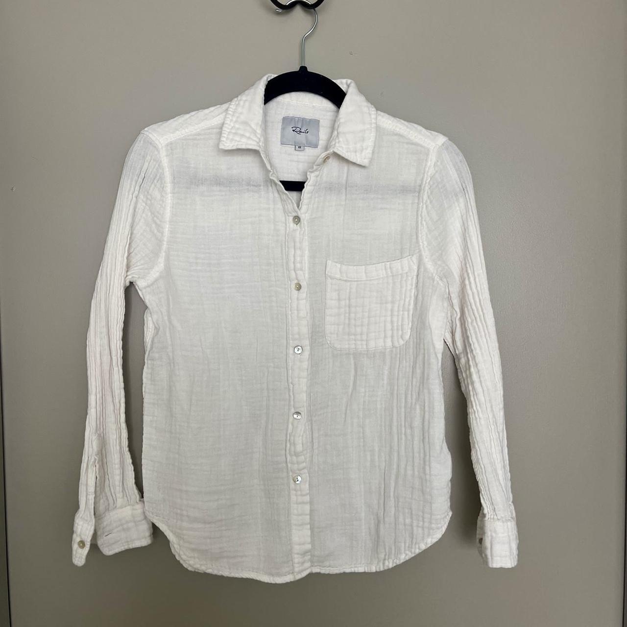 Rails Women's Blouse - White/Cream - XS – Rails C… - image 2