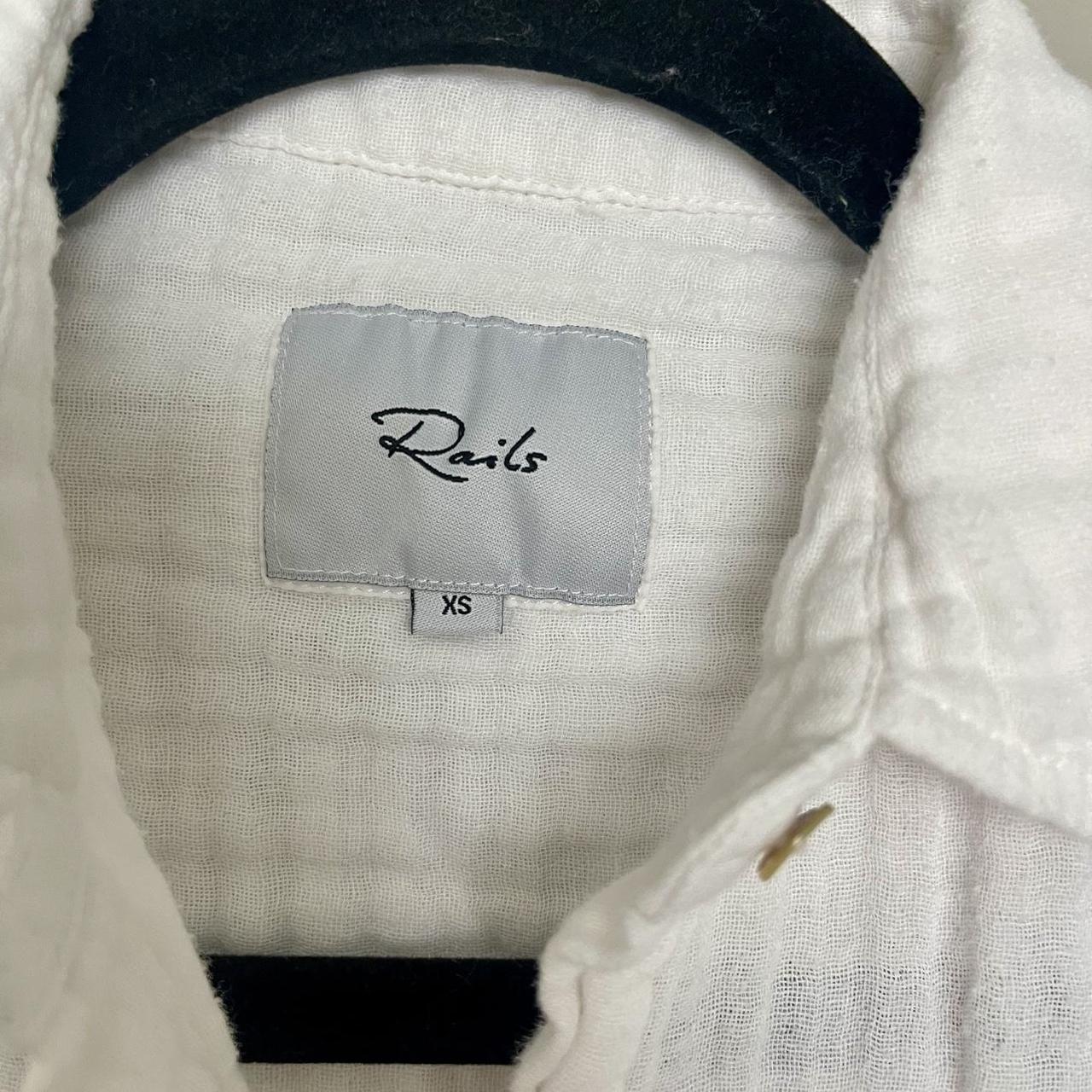 Rails Women's Blouse - White/Cream - XS – Rails C… - image 3