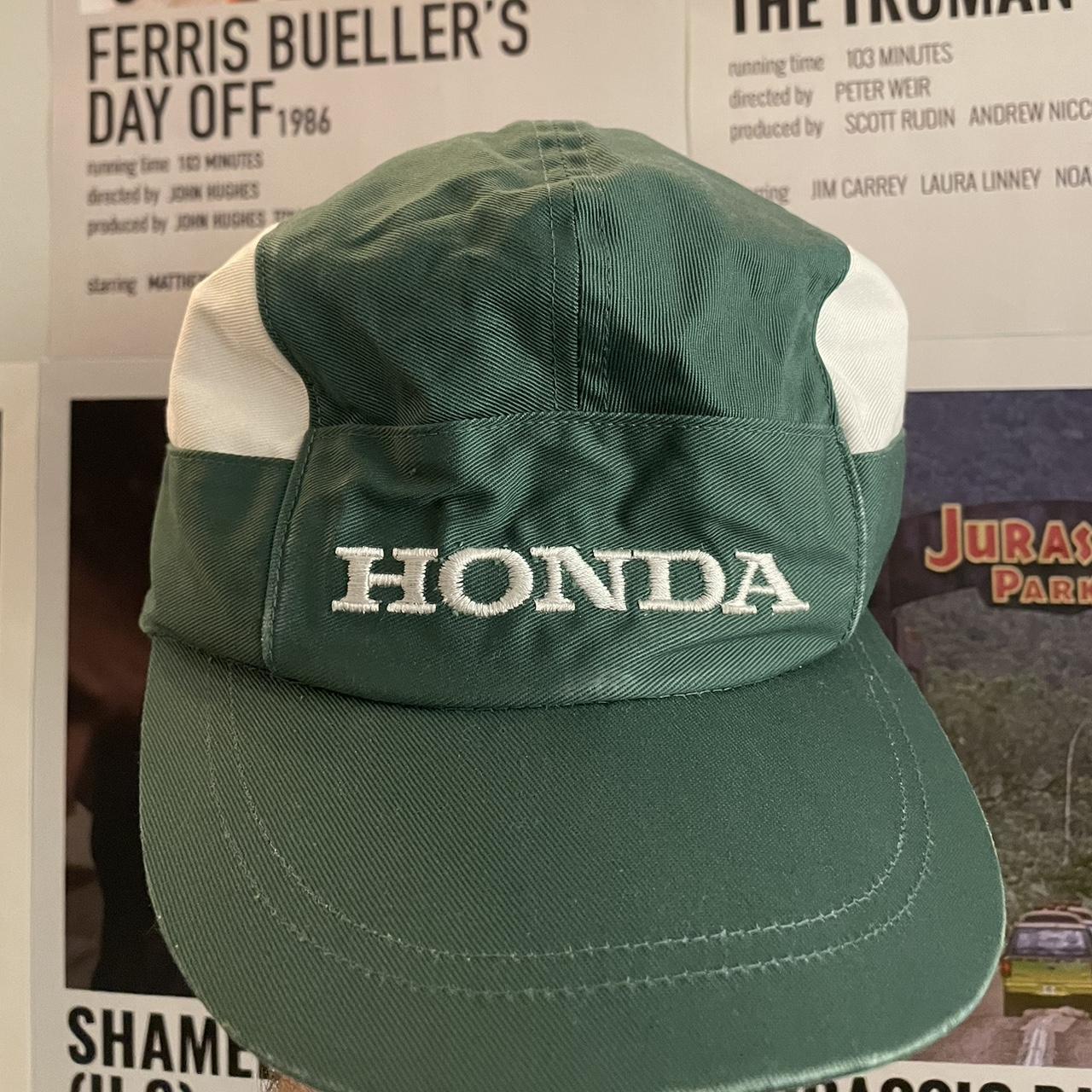 Men's Green and White Hat | Depop