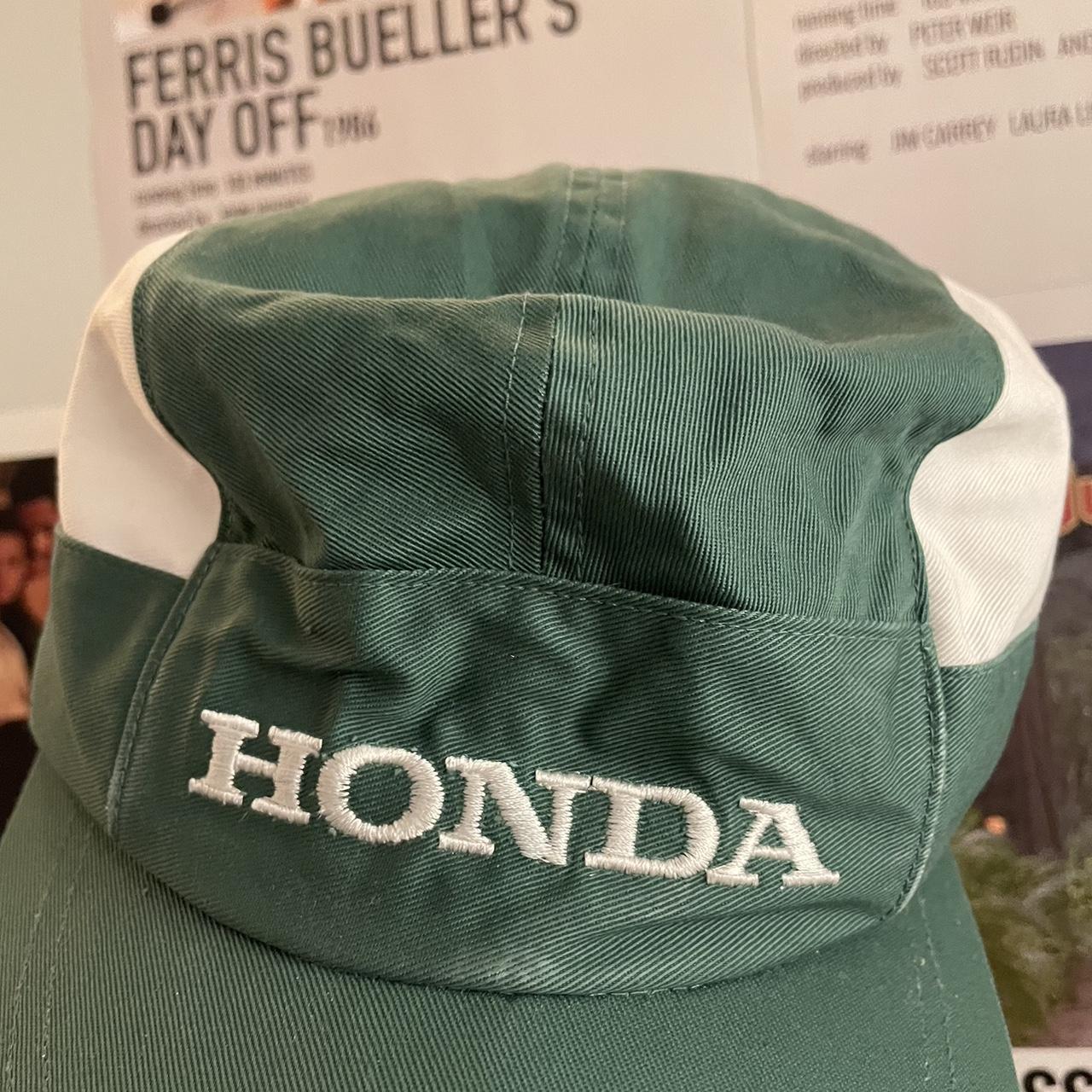 Men's Green and White Hat | Depop