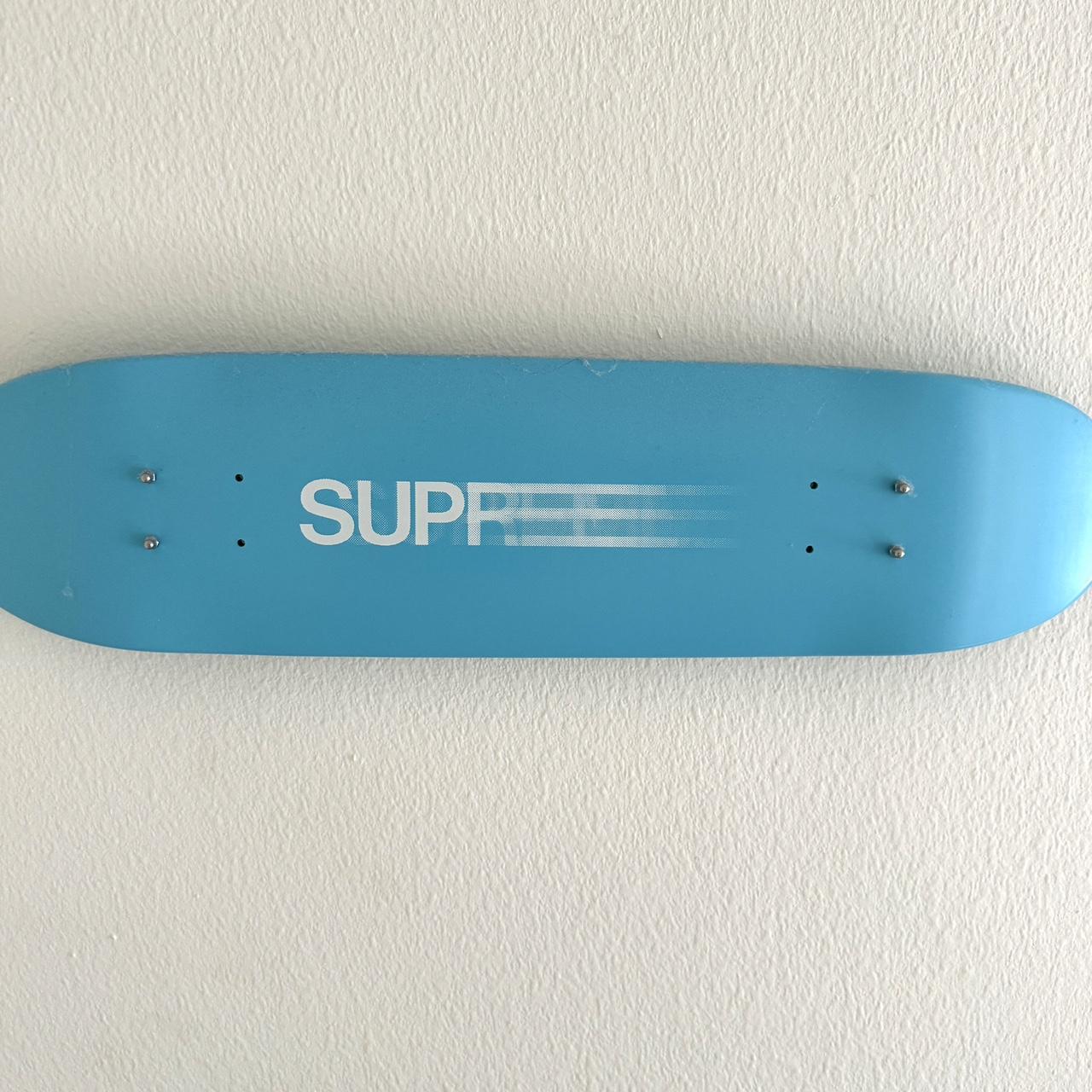 Prints Supreme Motion Logo Skate Deck Supreme Distorted Logo