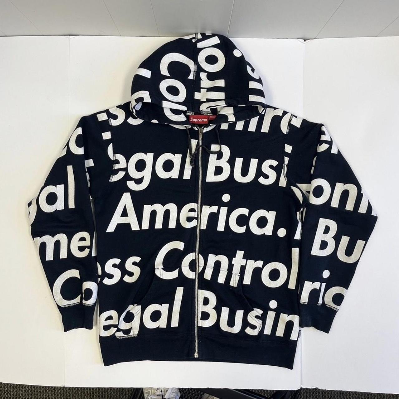 Supreme Illegal business controls american zip from... - Depop