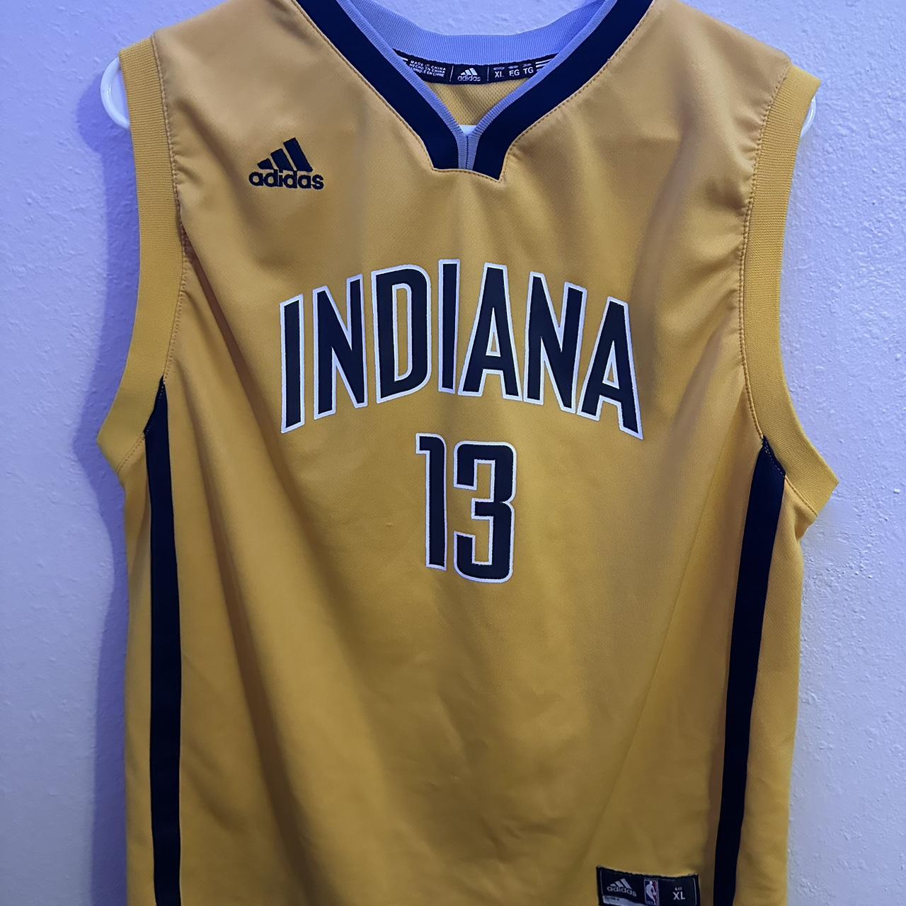 Paul george outlet yellow jersey