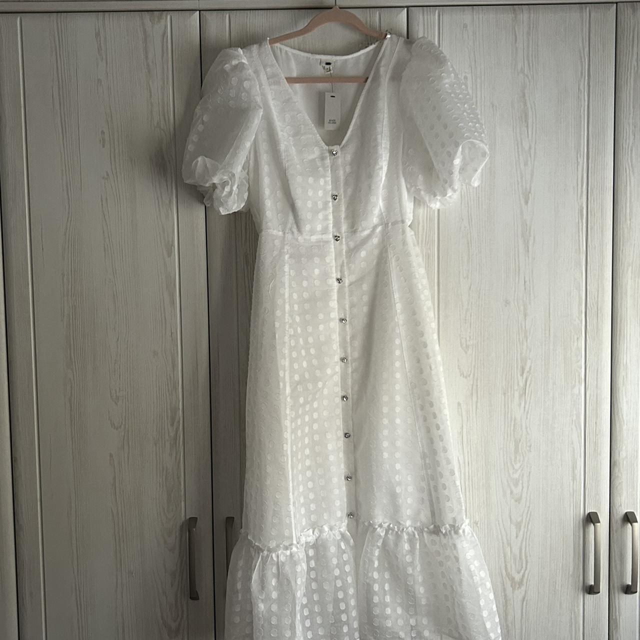 River Island Womens White Dress Depop