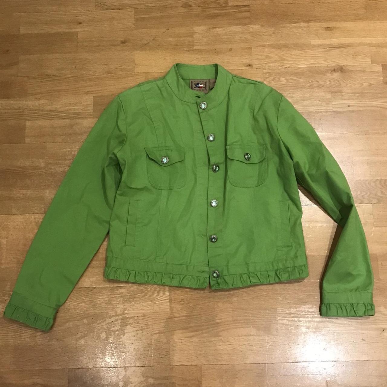 vintage-american-green-thin-denim-jacket-with-green-depop