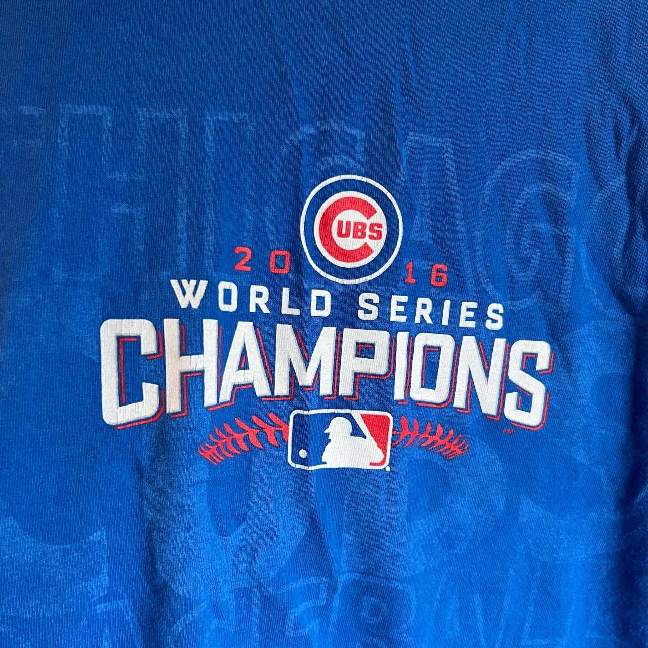 MLB Chicago Cubs 2016 World Series Champion zip up - Depop